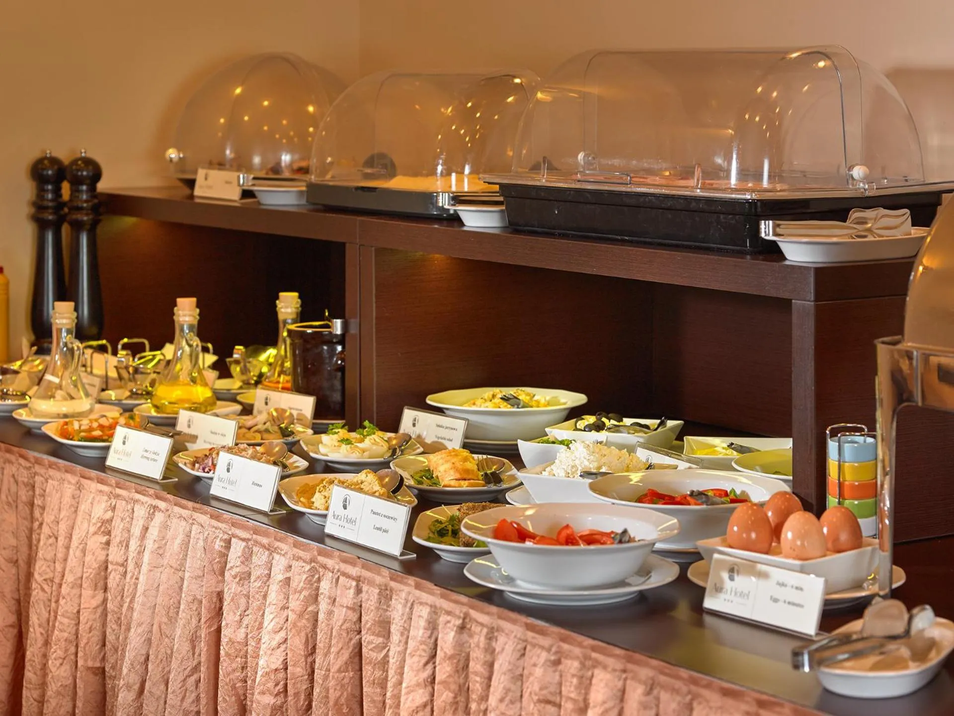 Buffet breakfast in Aura - Hotel & Restaurant & Sauna