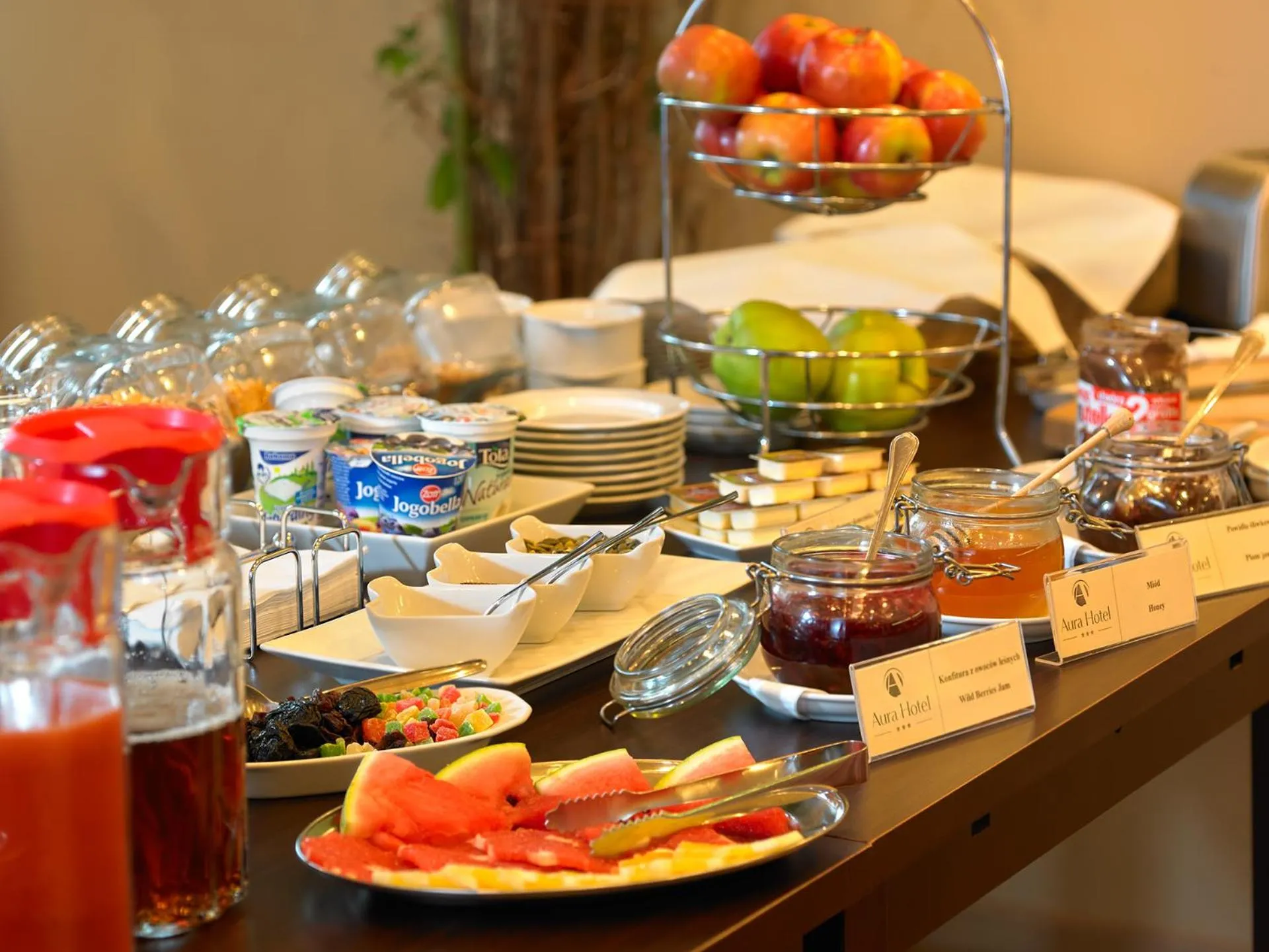 Buffet breakfast in Aura - Hotel & Restaurant & Sauna