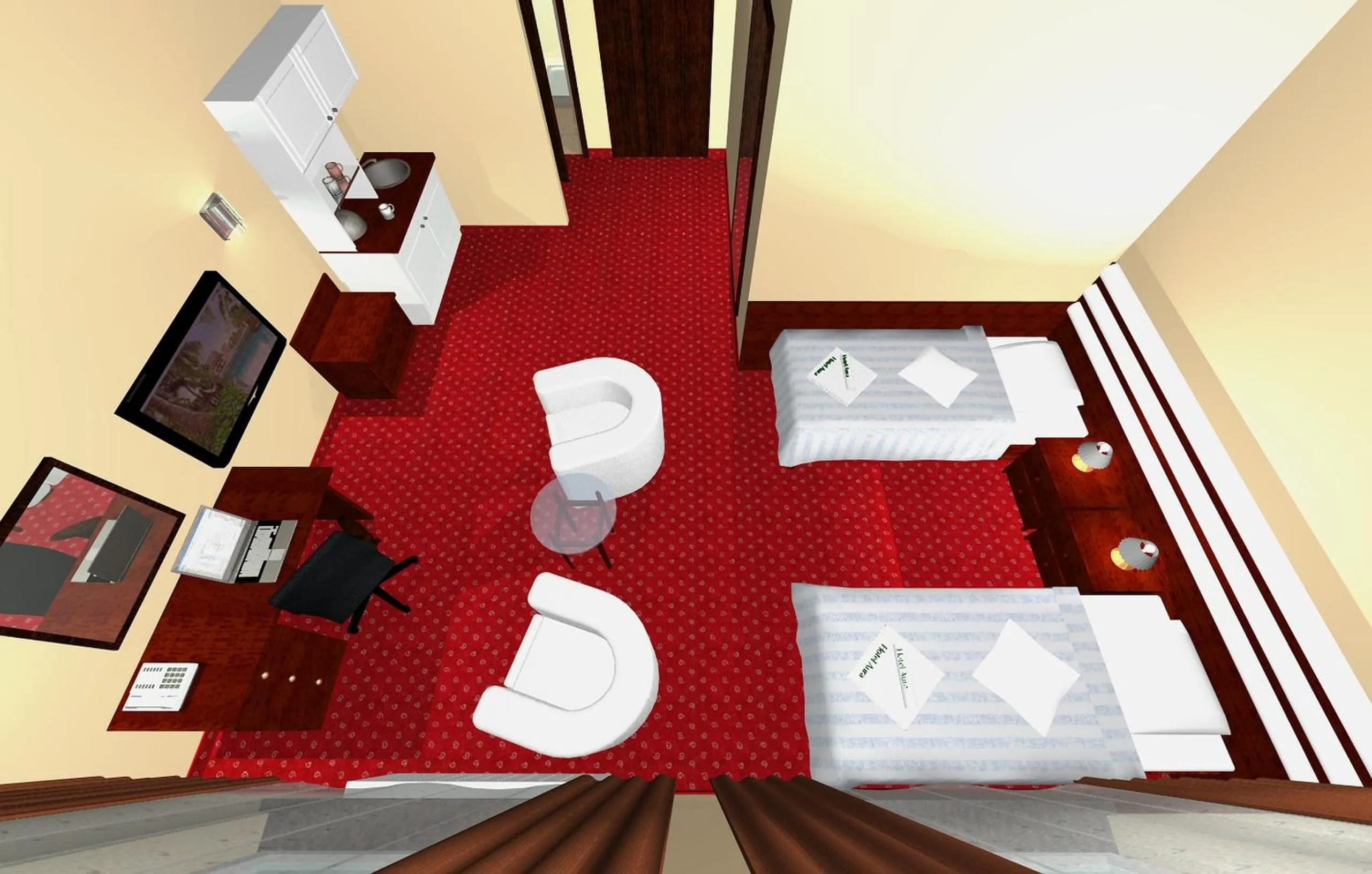 Photo of the whole room, Bed in Aura - Hotel & Restaurant & Sauna