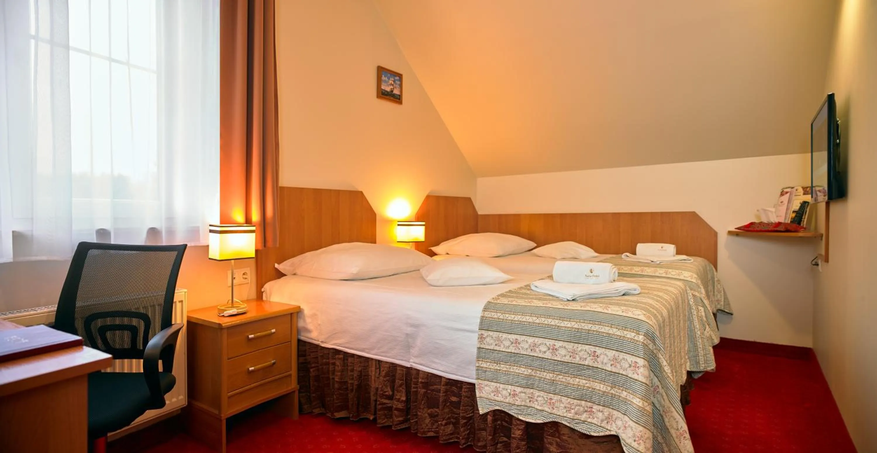 Photo of the whole room, Bed in Aura - Hotel & Restaurant & Sauna
