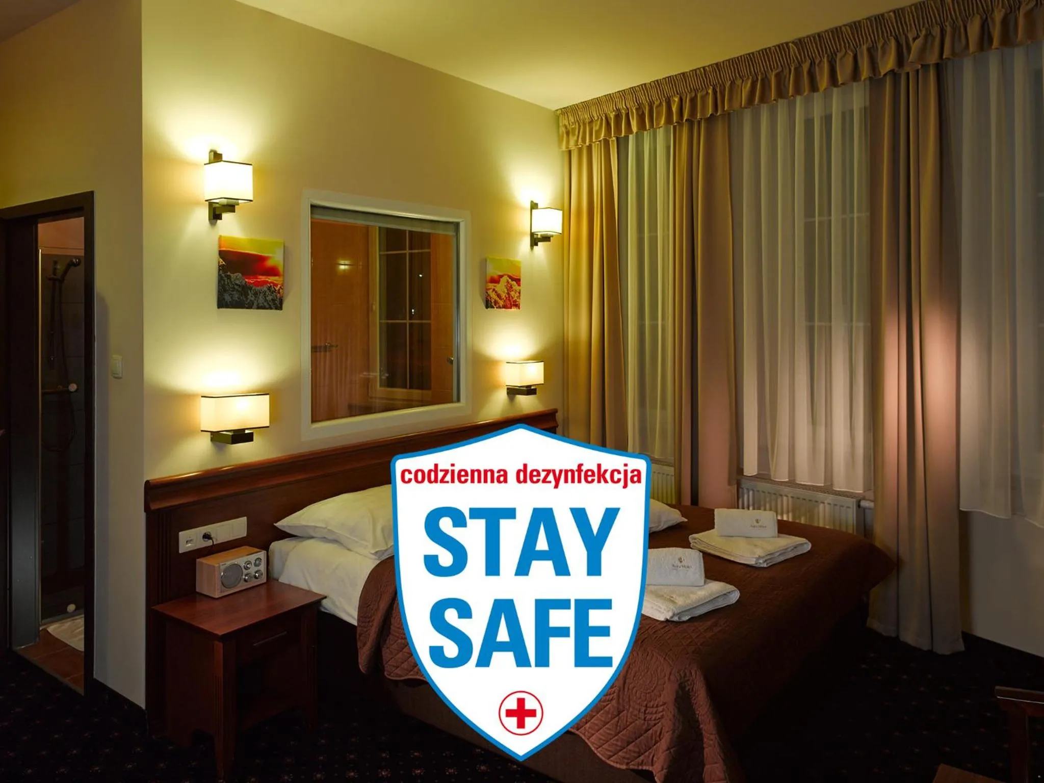 Certificate/Award, Bed in Aura - Hotel & Restaurant & Sauna