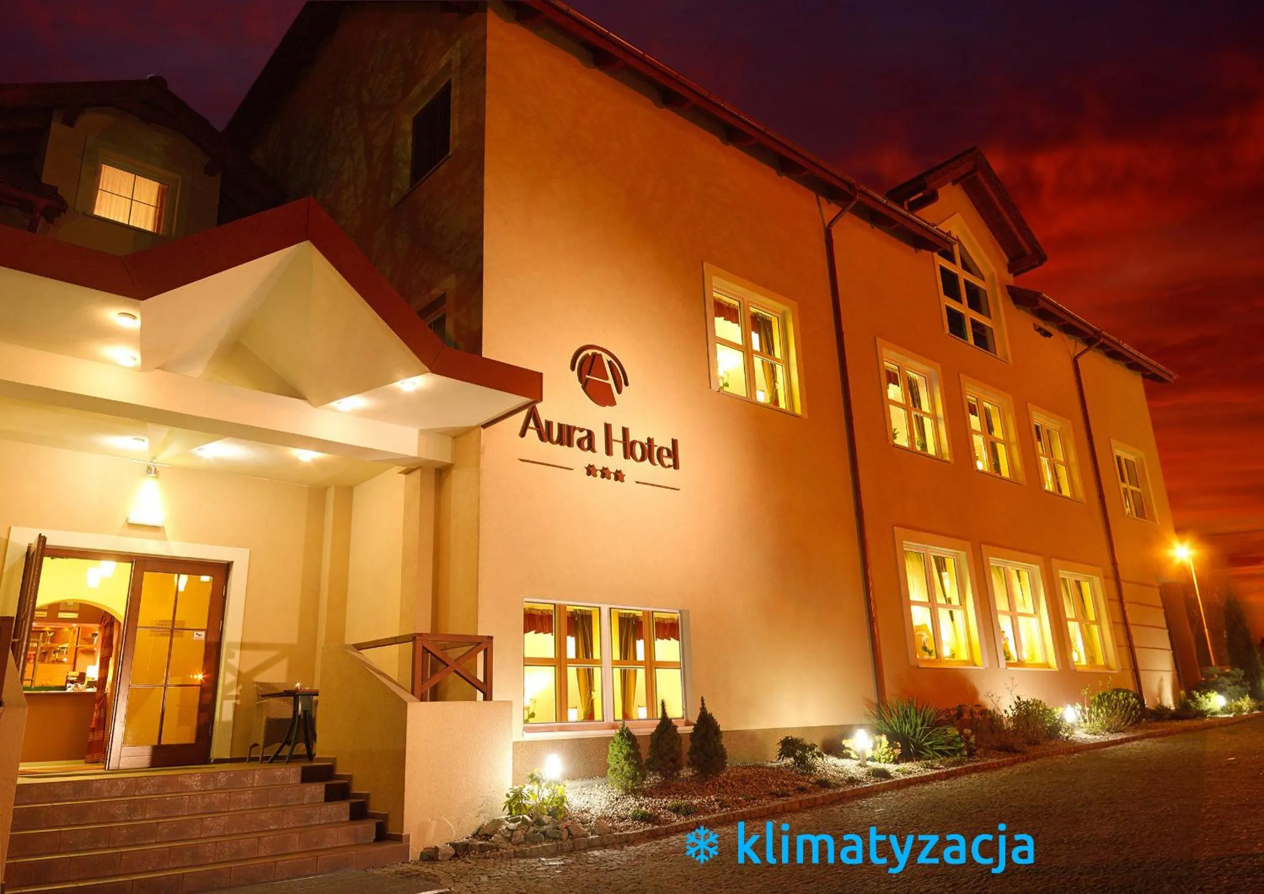 Facade/entrance in Aura - Hotel & Restaurant & Sauna