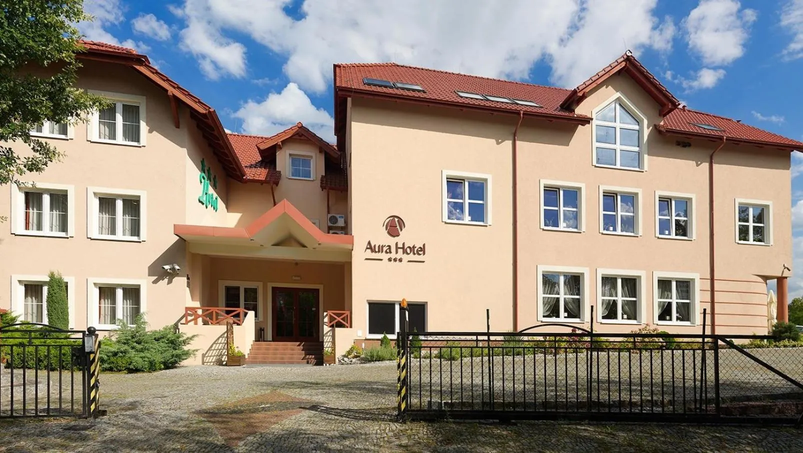 Facade/entrance in Aura - Hotel & Restaurant & Sauna