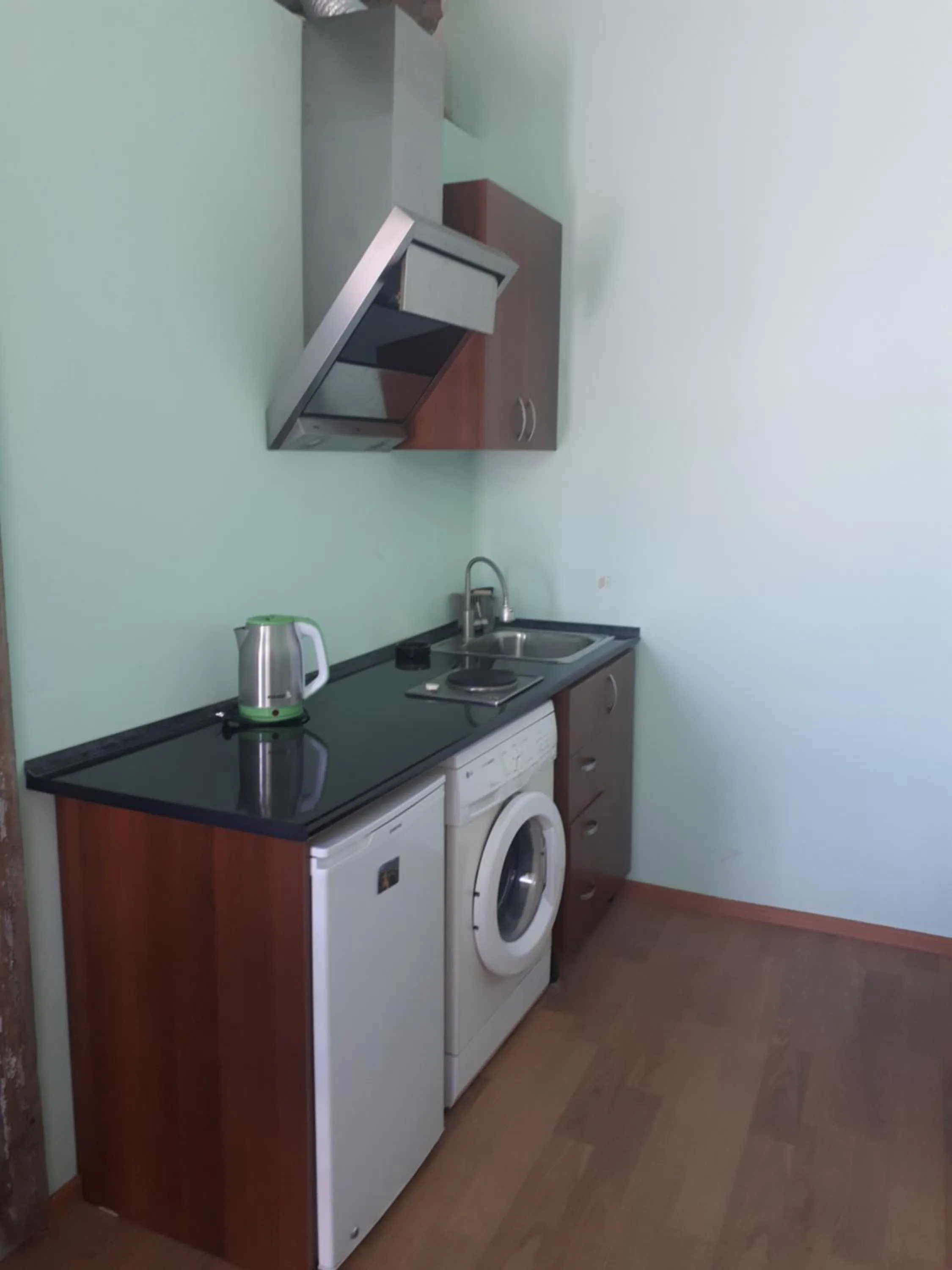 Kitchen or kitchenette in Art Guest House in KASKAD
