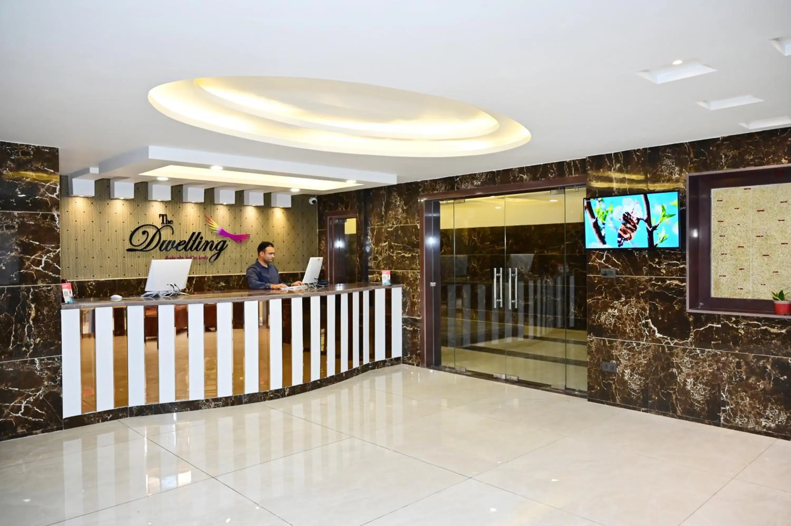 Lobby or reception in The Dwelling Inn Lobby or reception in The Dwelling Inn