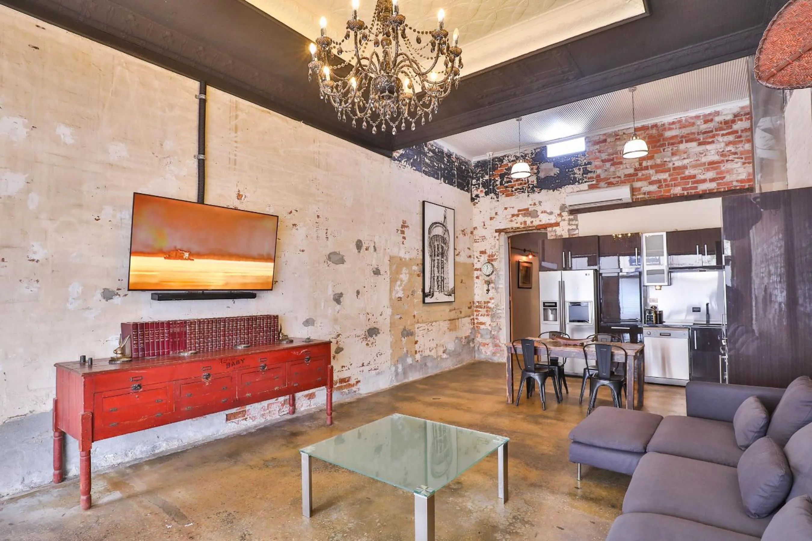 Living room in Indulge Apartments - Eighth