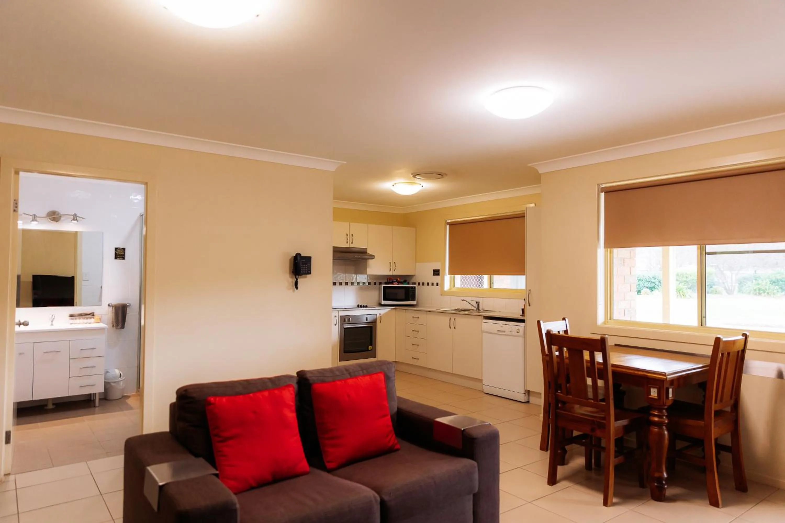 Kitchen or kitchenette in Scone Motor Inn & Apartments