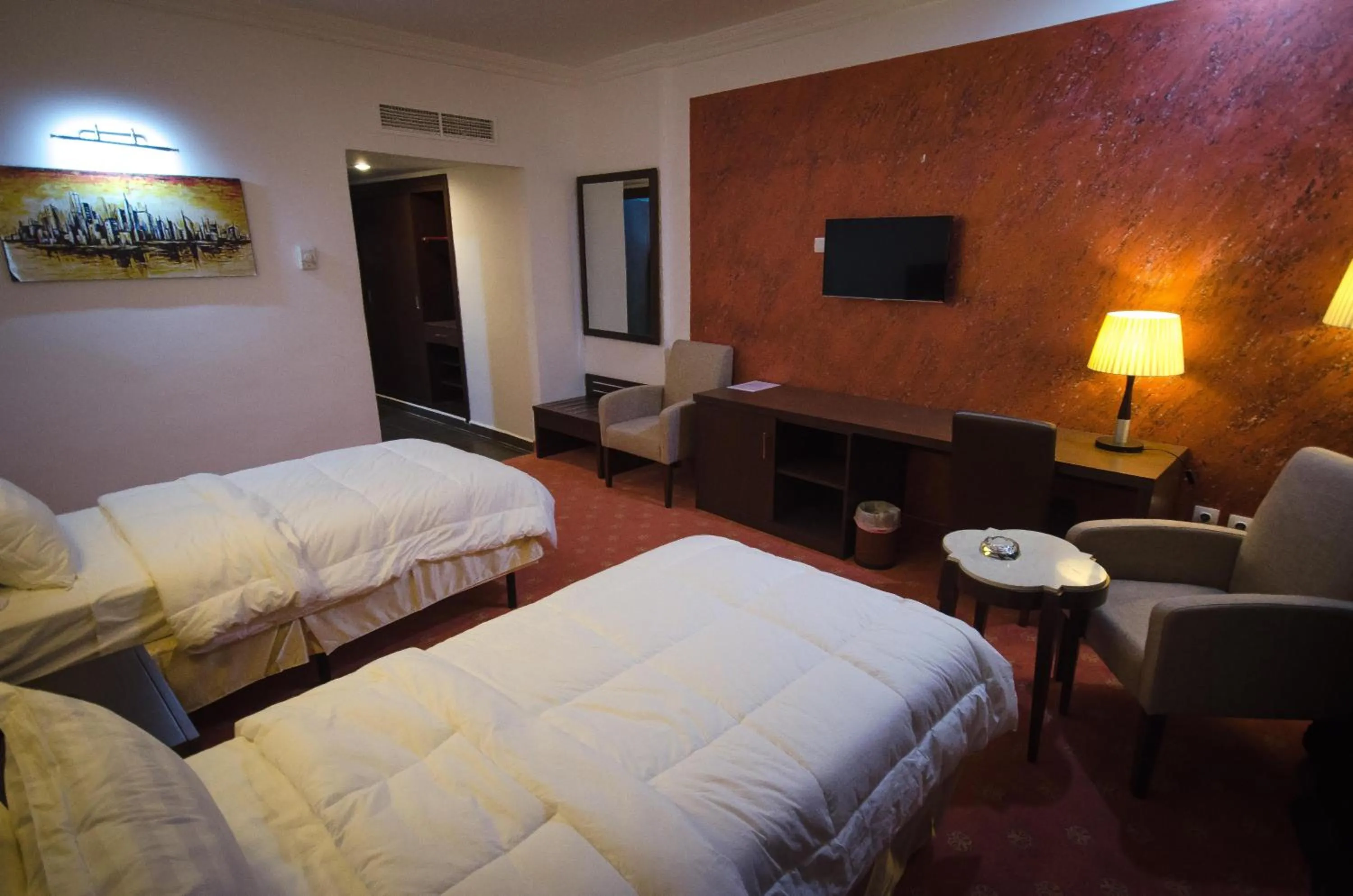 TV and multimedia, Bed in Hotel El Bey Constantine