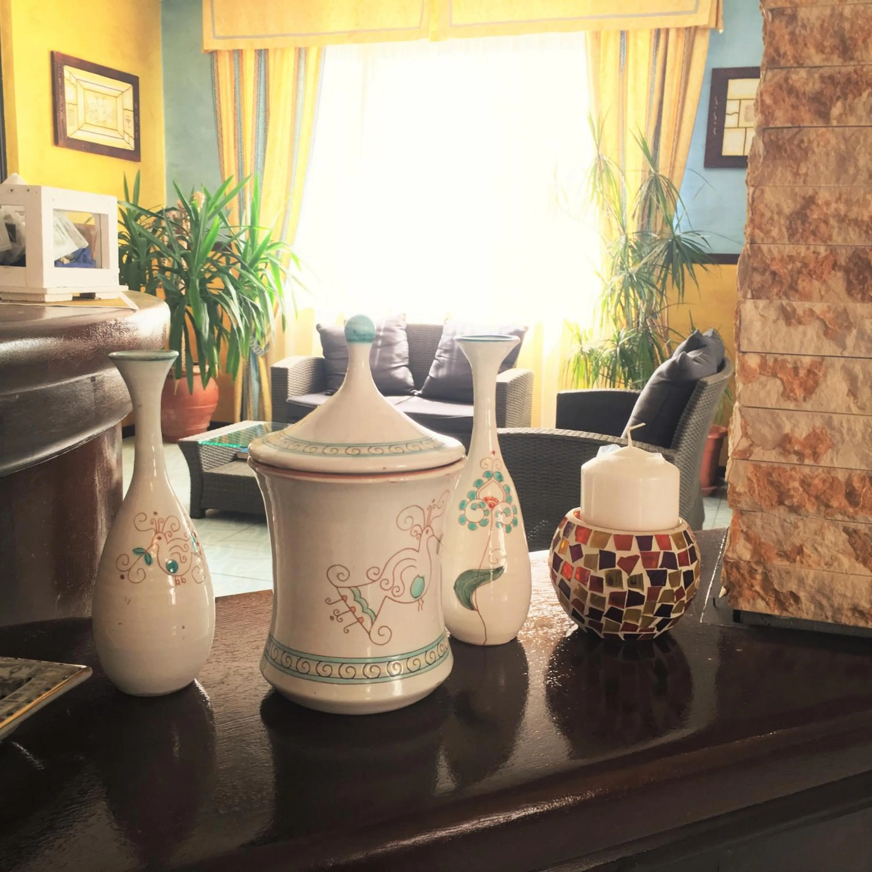 Decorative detail in Hotel Don Pedro