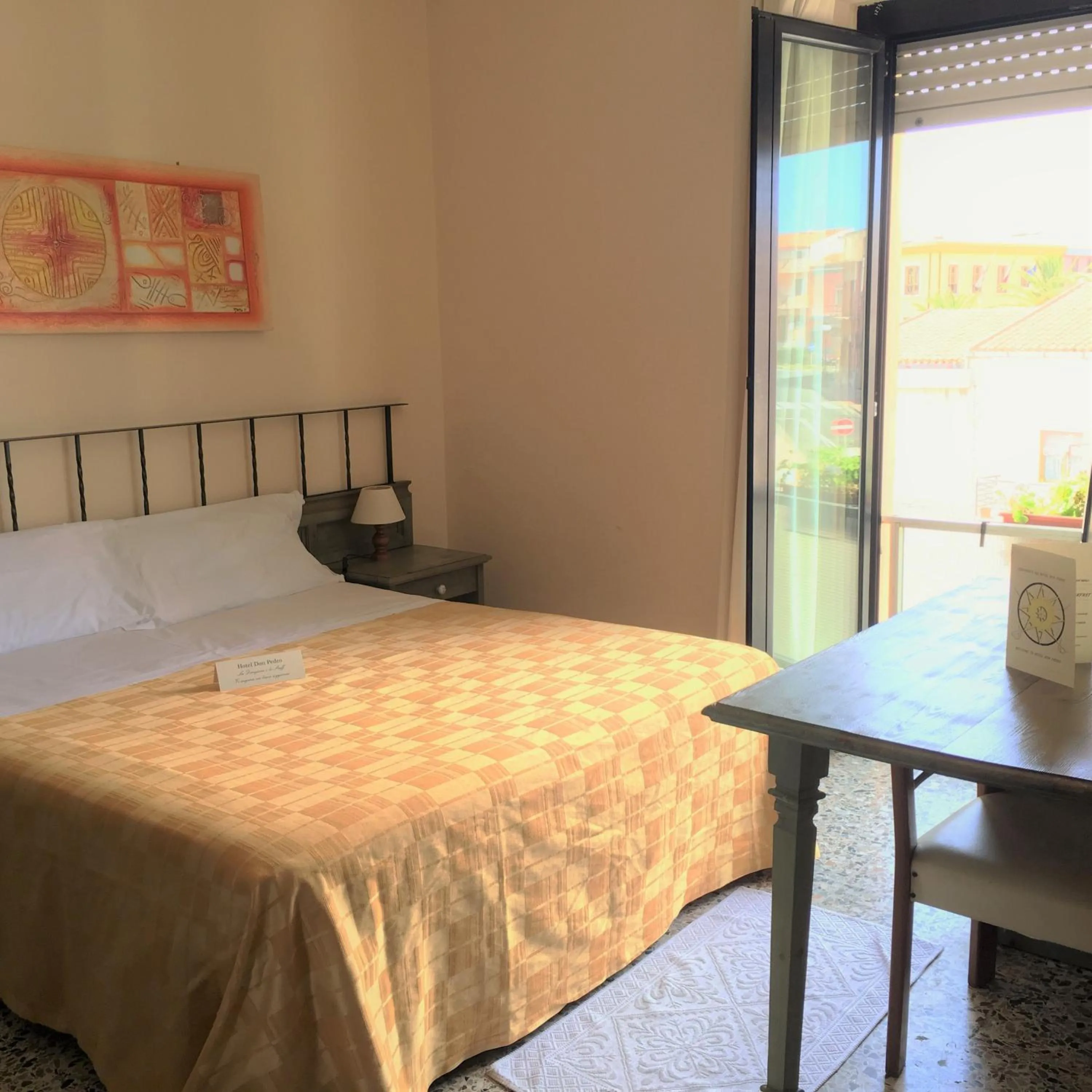 Bed in Hotel Don Pedro