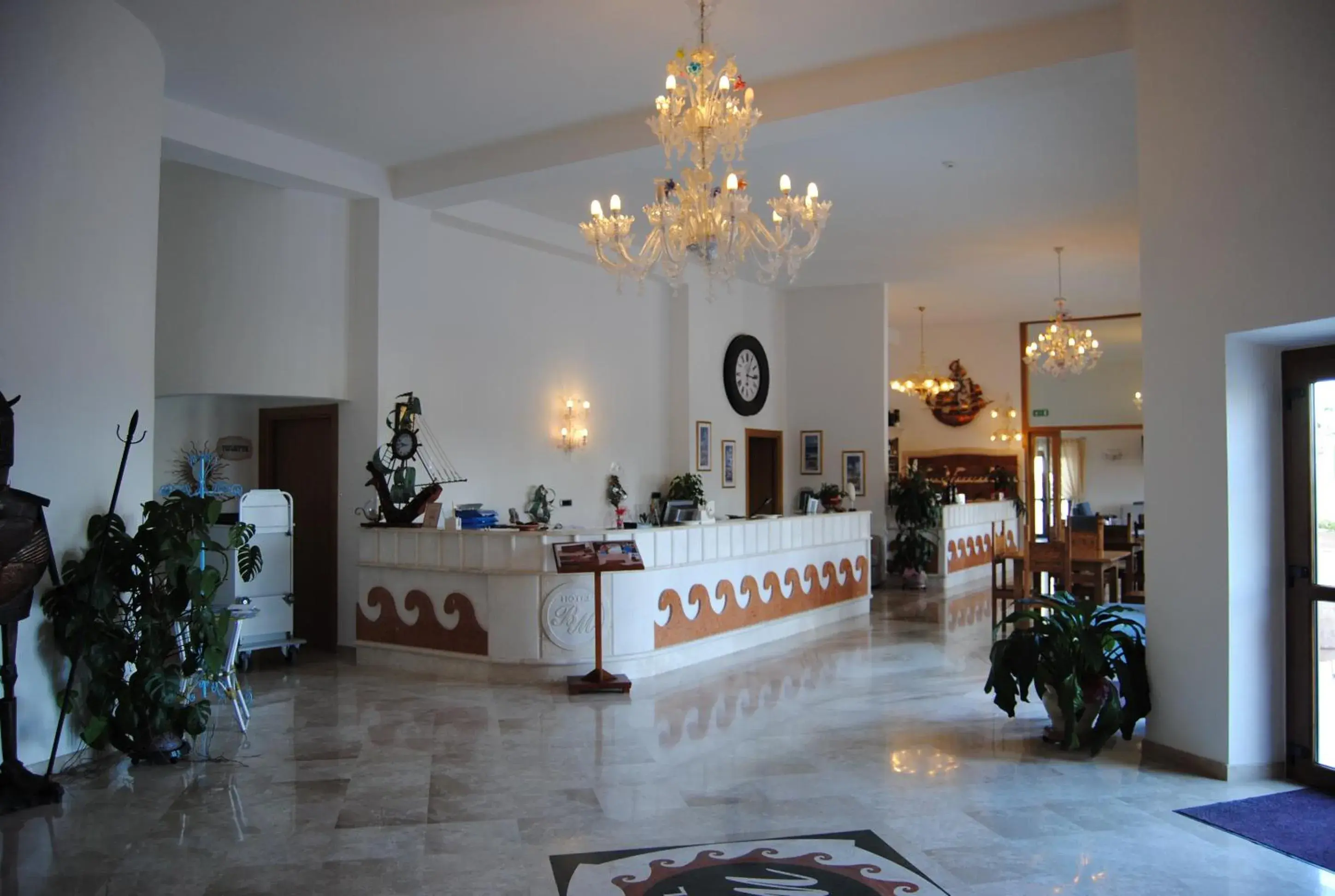 Lobby or reception in Hotel Brancamaria Lobby or reception in Hotel Brancamaria