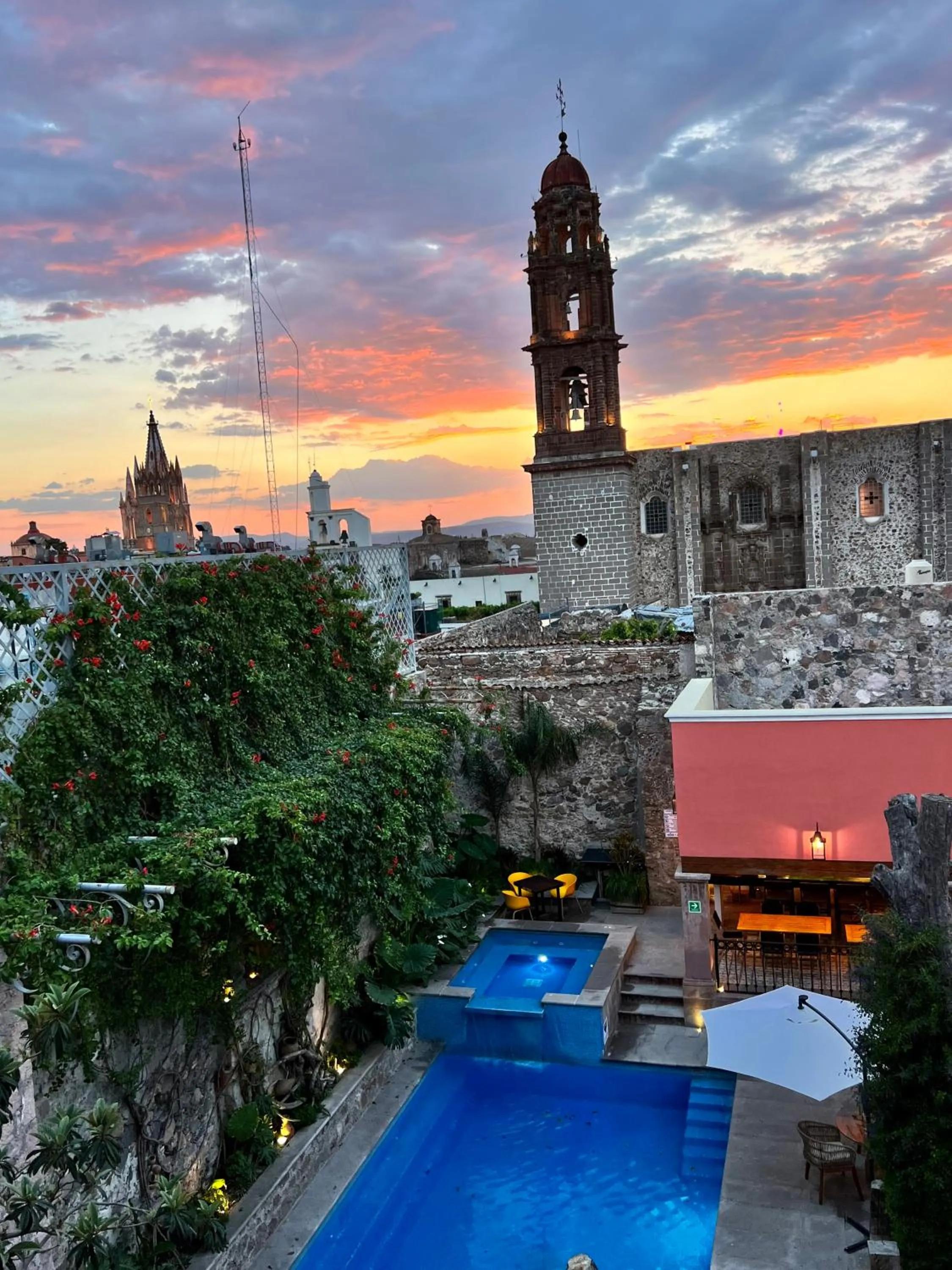 Inner courtyard view in Concepción Hotel Boutique - Adults Only