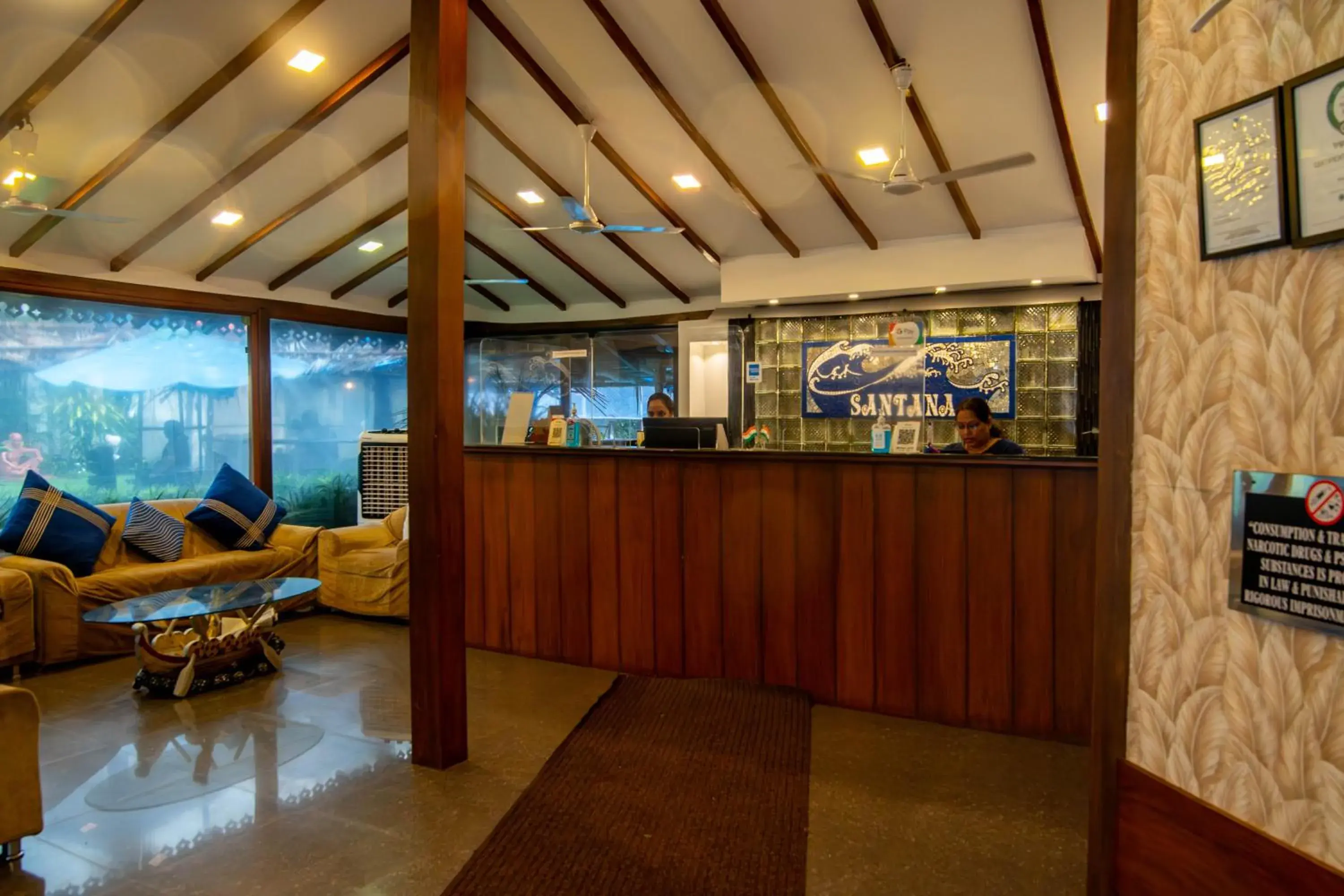 Lobby or reception in Santana Beach Resort Lobby or reception in Santana Beach Resort