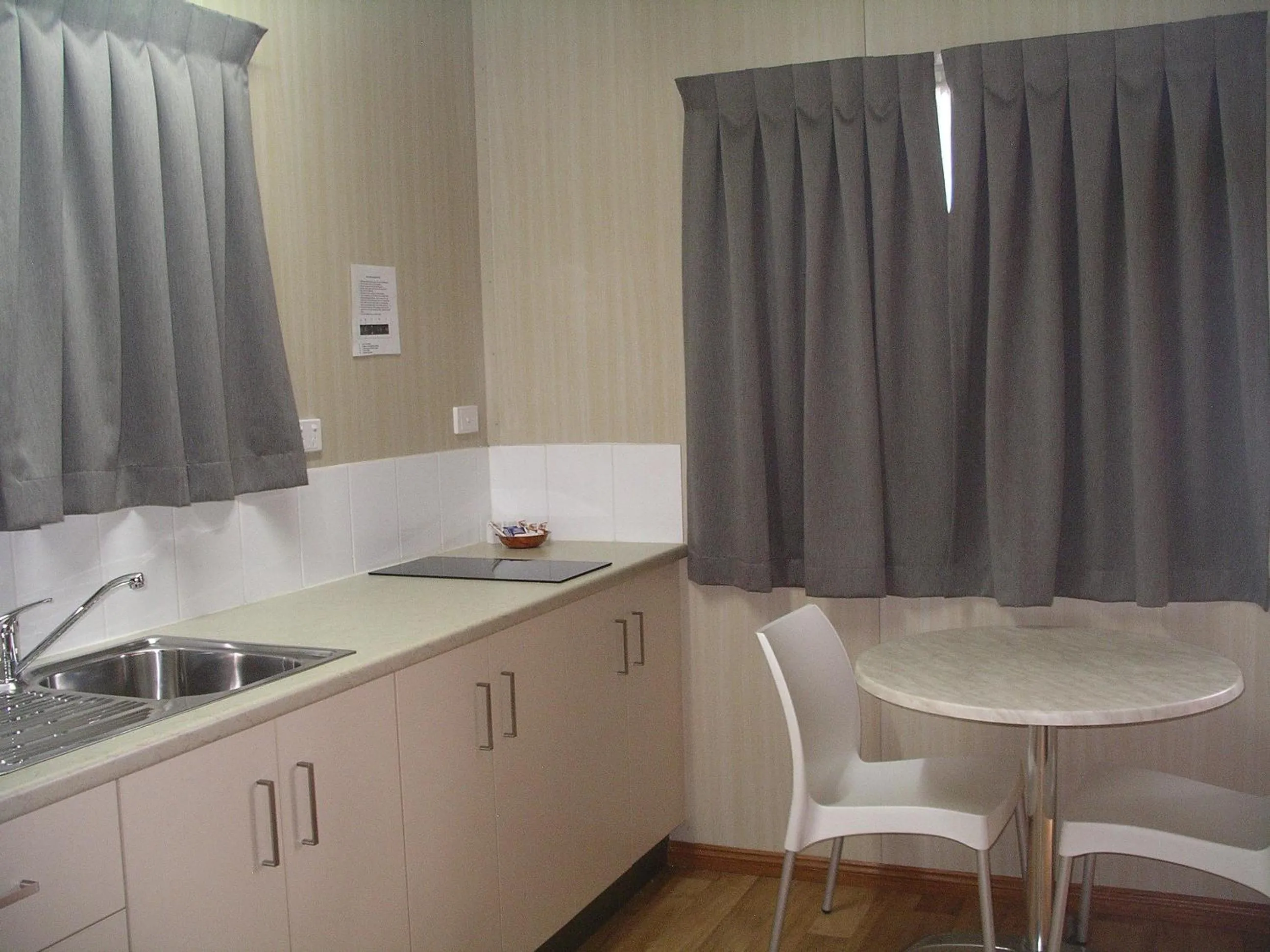 Kitchen or kitchenette in Charters Towers Tourist Park