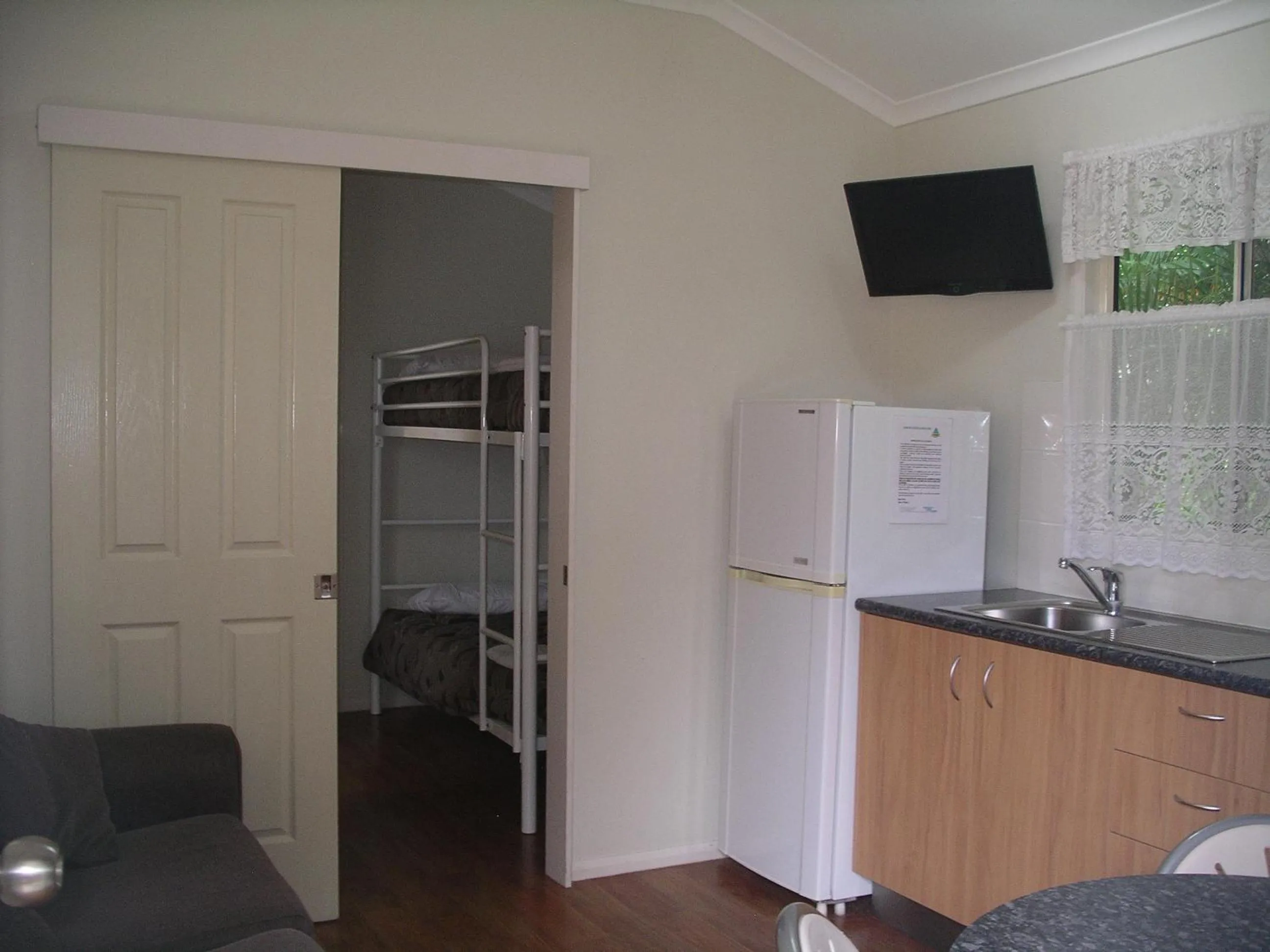 Kitchen or kitchenette in Charters Towers Tourist Park