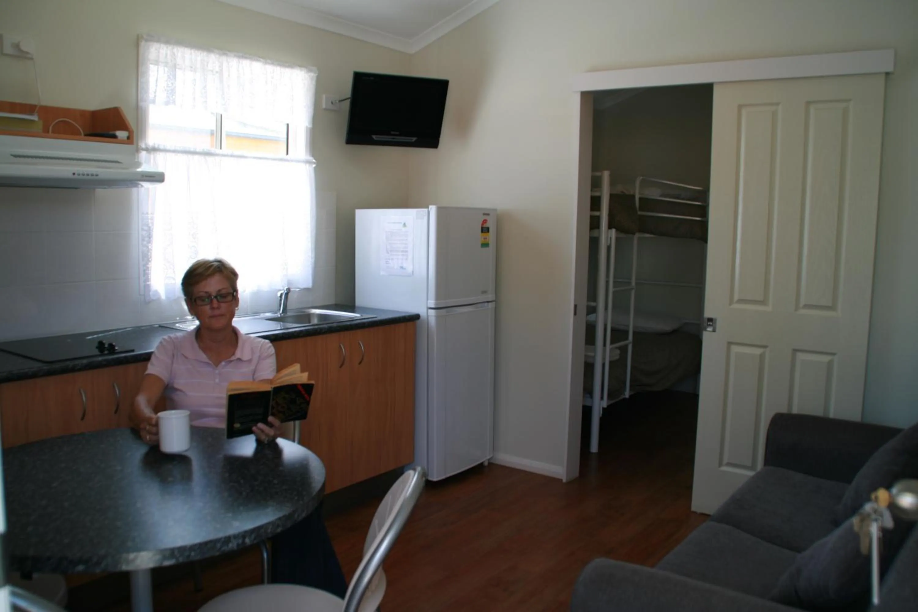 Kitchen or kitchenette in Charters Towers Tourist Park