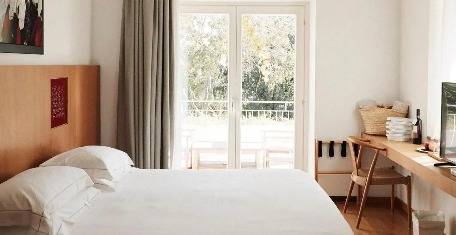 Balcony/Terrace, Bed in Lanthia Resort Balcony/Terrace, Bed in Lanthia Resort