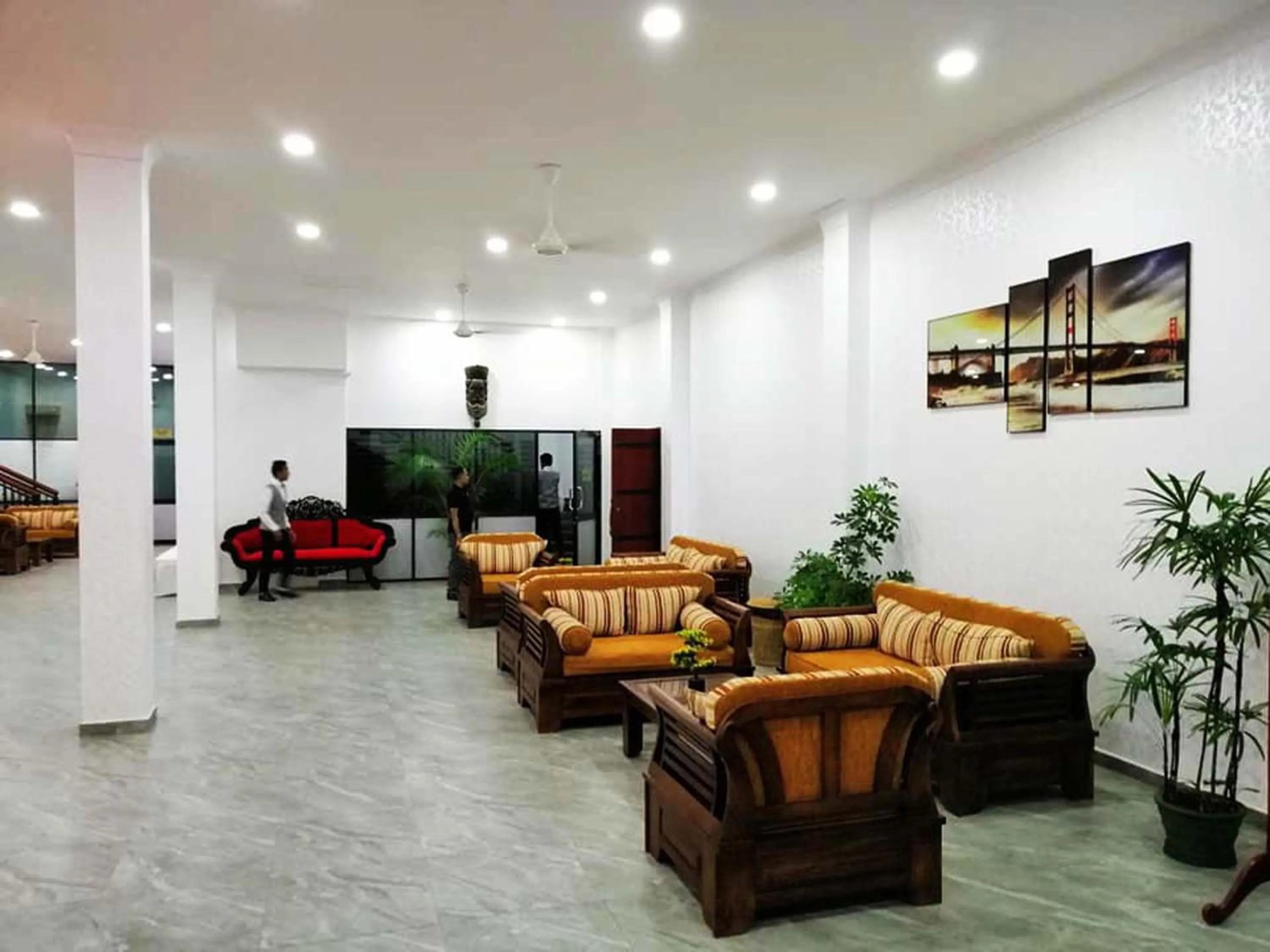 Seating area in Centauria City Hotel