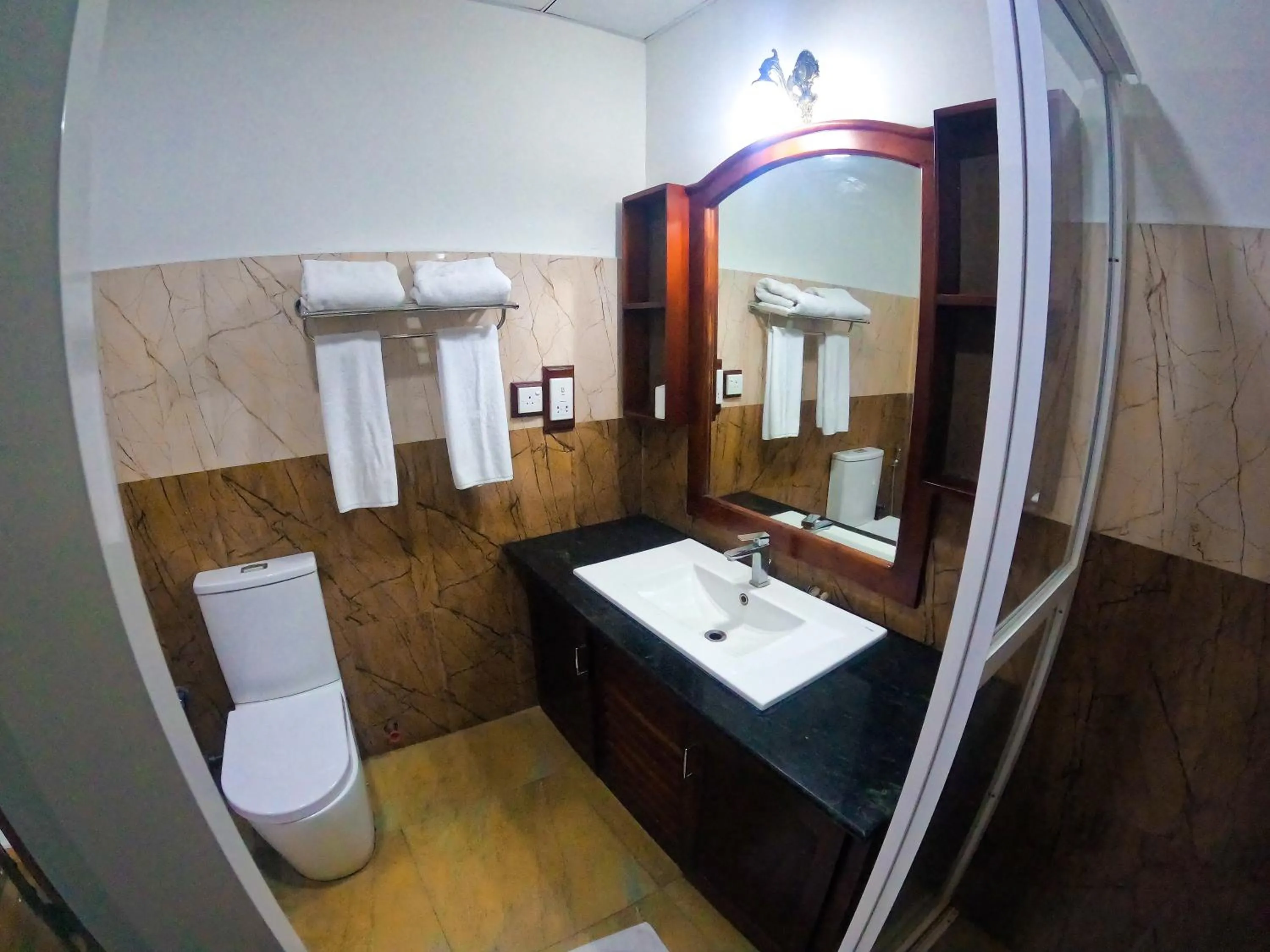 Shower in Centauria City Hotel