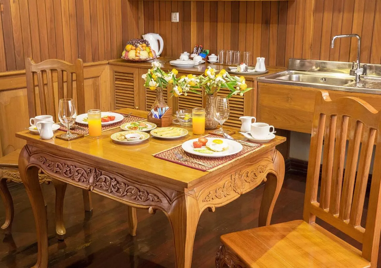 Kitchen or kitchenette in KMA NAYPYITAW Hotel
