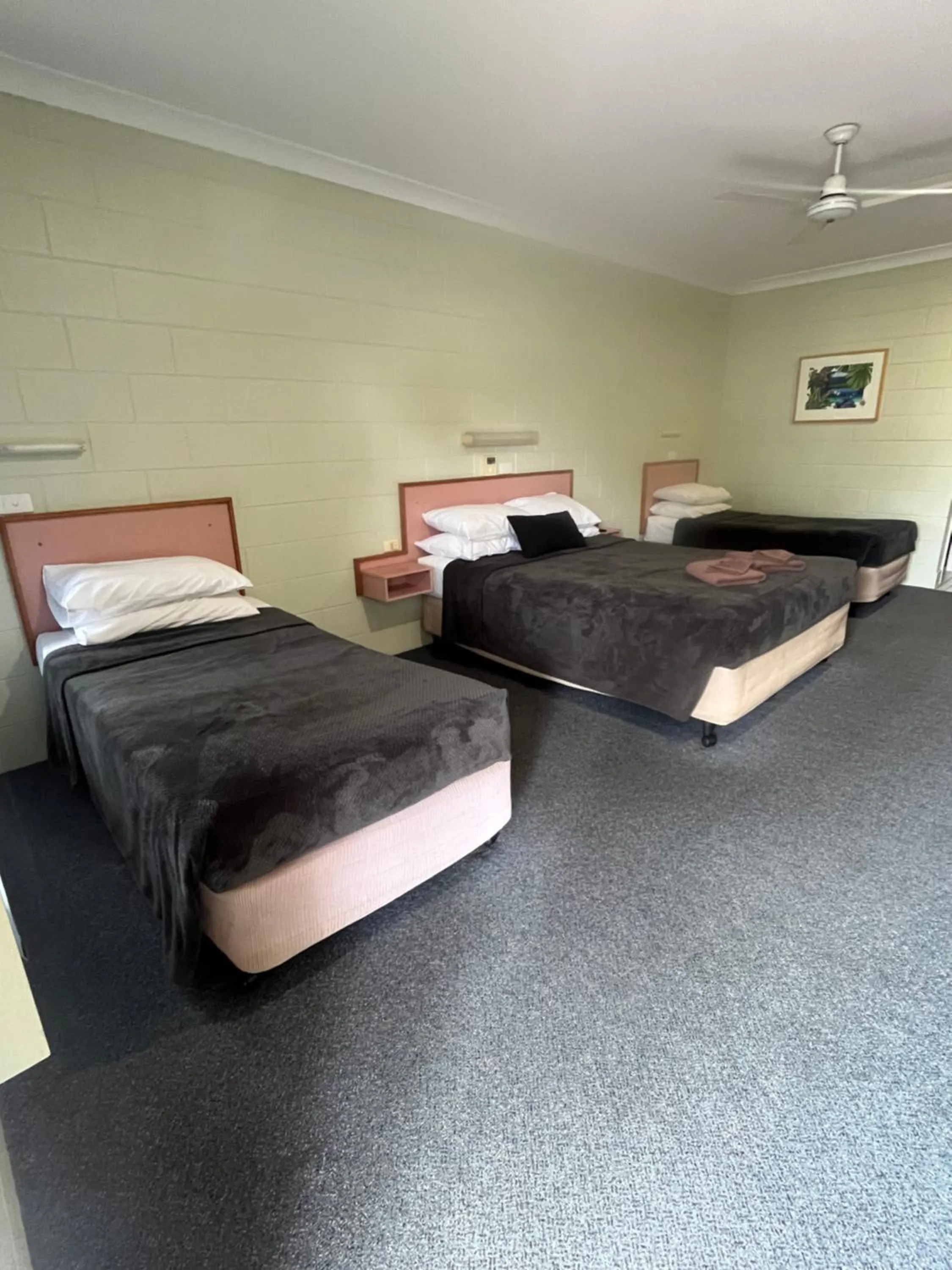 Bed in Yungaburra Park Motel