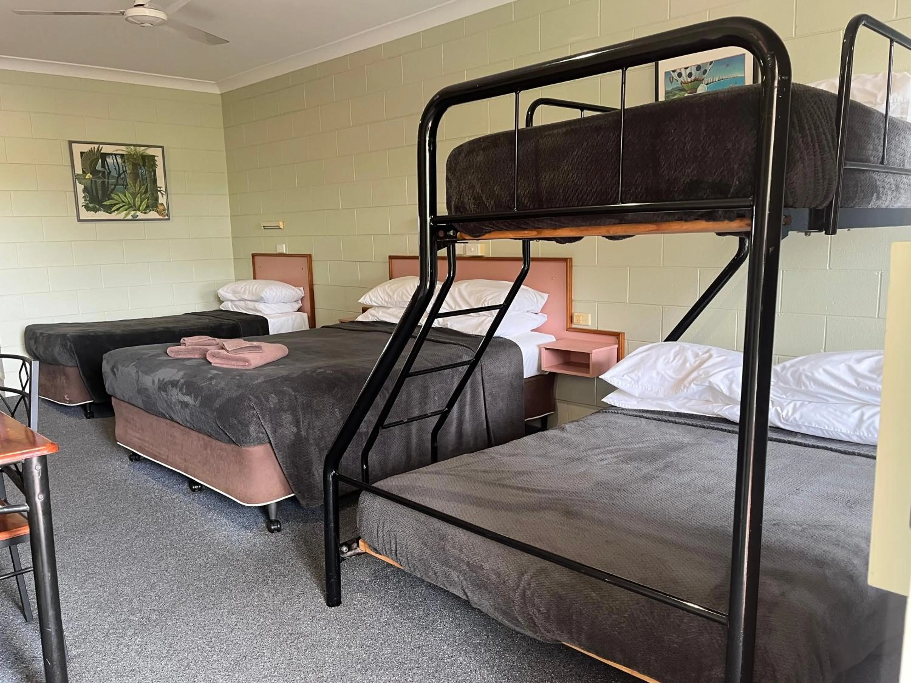 Bed in Yungaburra Park Motel