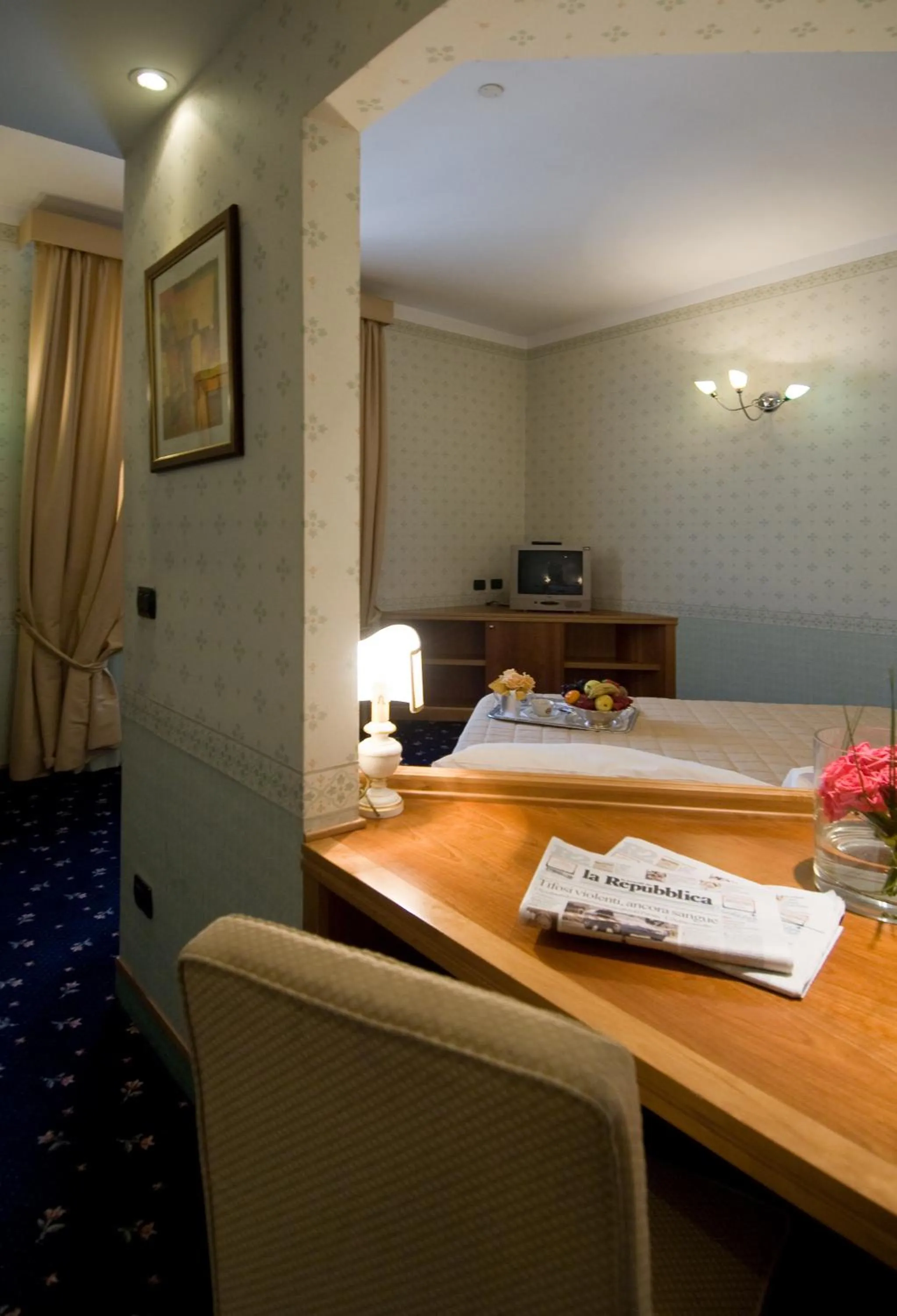 Seating area in Grand Hotel Nizza Et Suisse