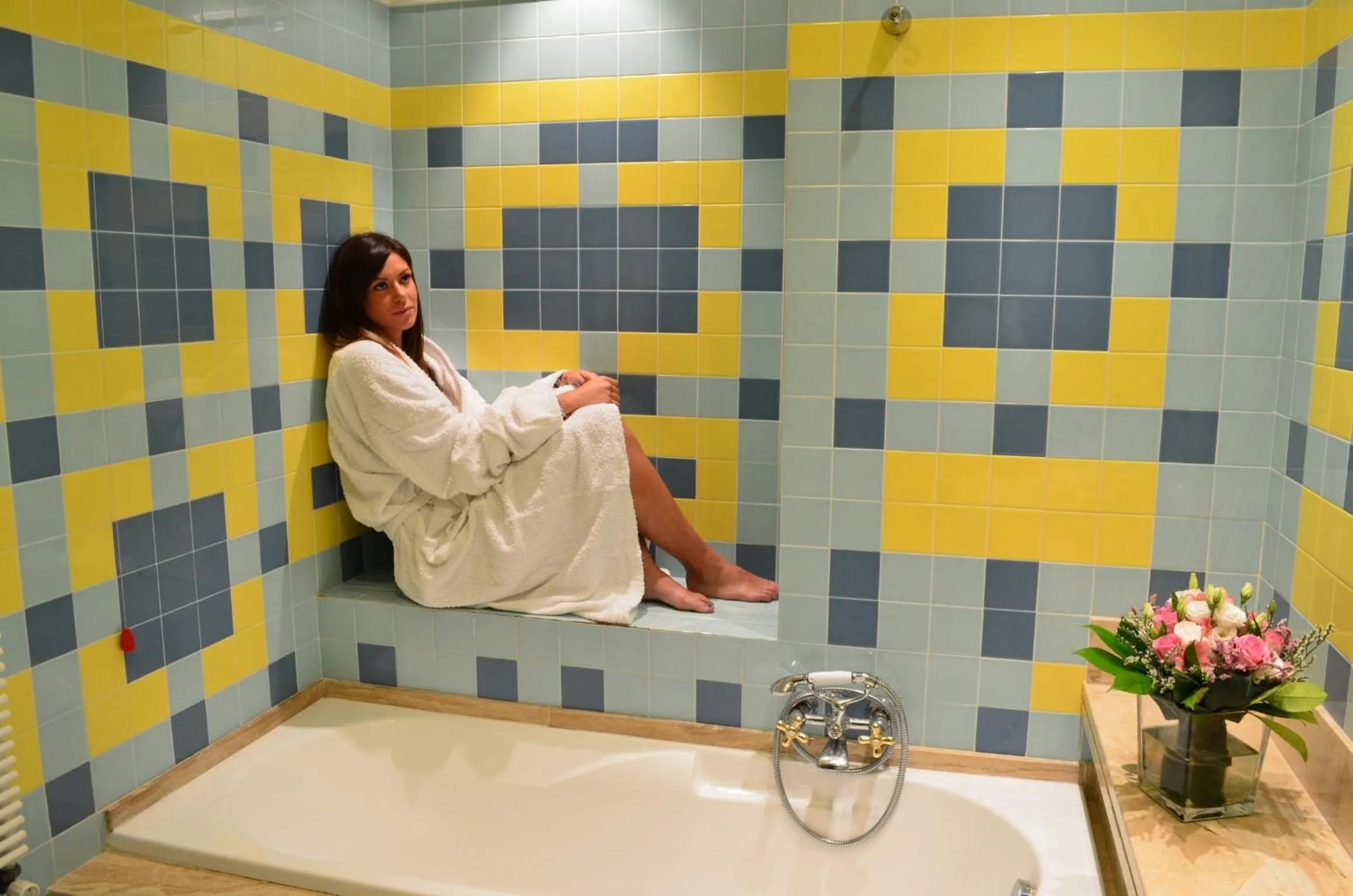 Bathroom in Grand Hotel Nizza Et Suisse
