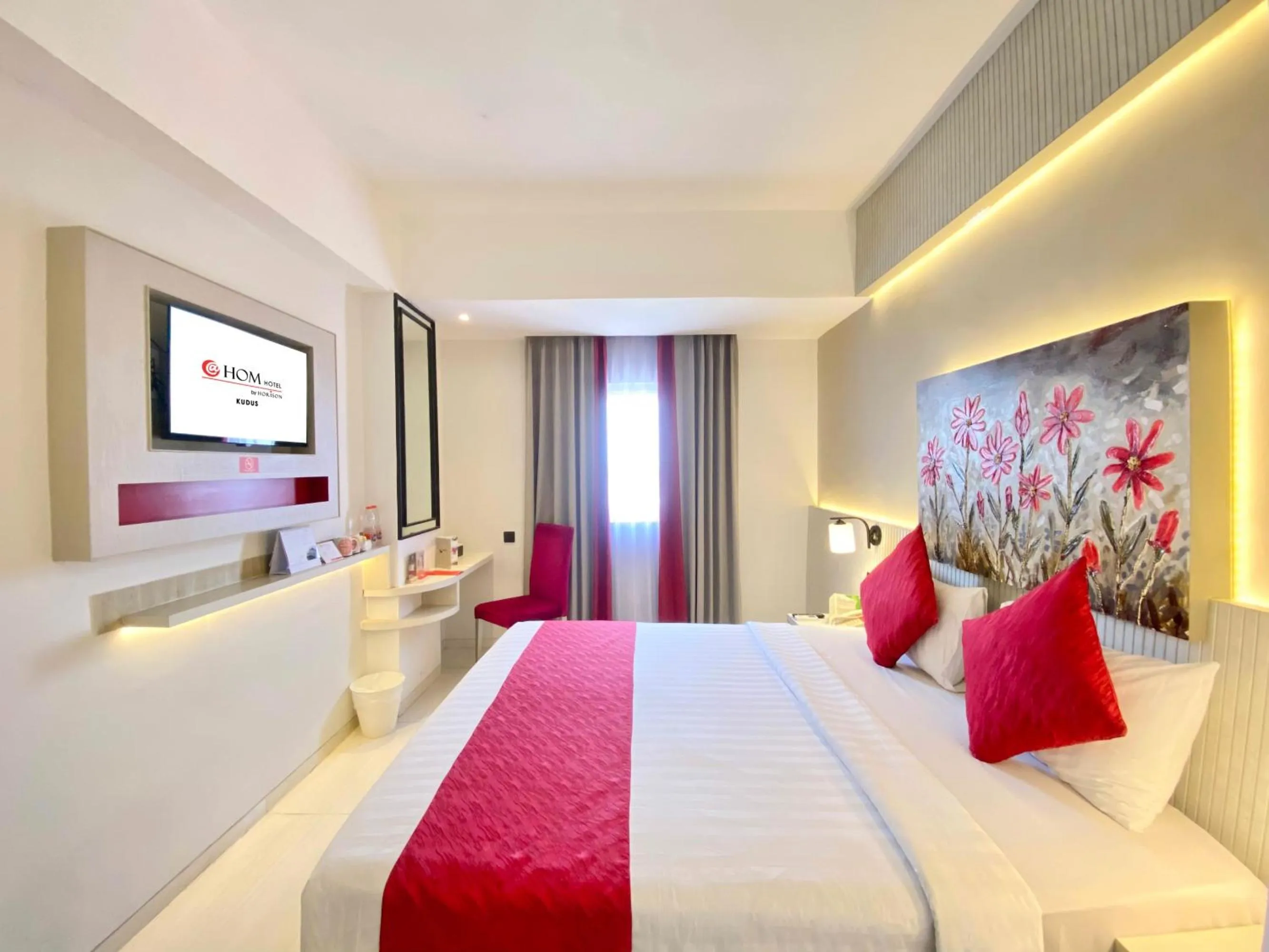 Bedroom, Bed in HOM Hotel Kudus by Horison Group