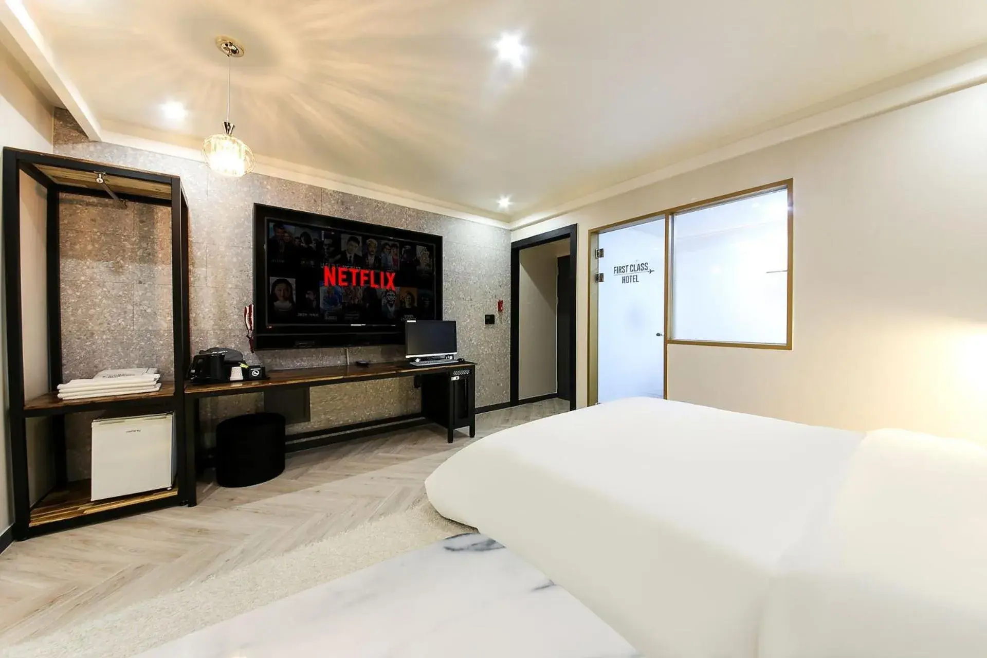 Bed in Masan First Class Hotel Bed in Masan First Class Hotel