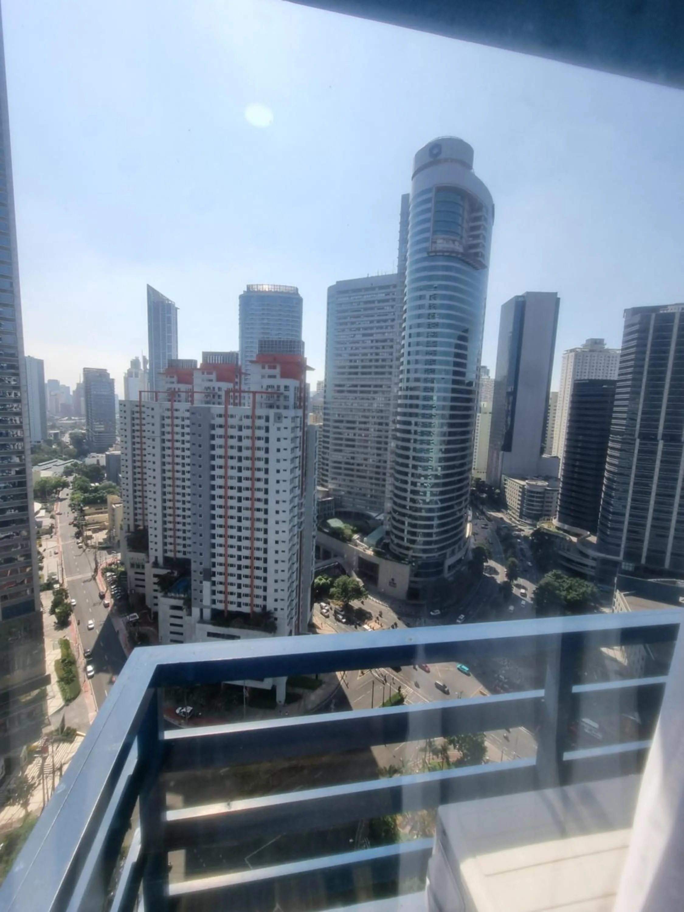 View (from property/room) in Great View 1 BR Condo in Makati near Trident Tower