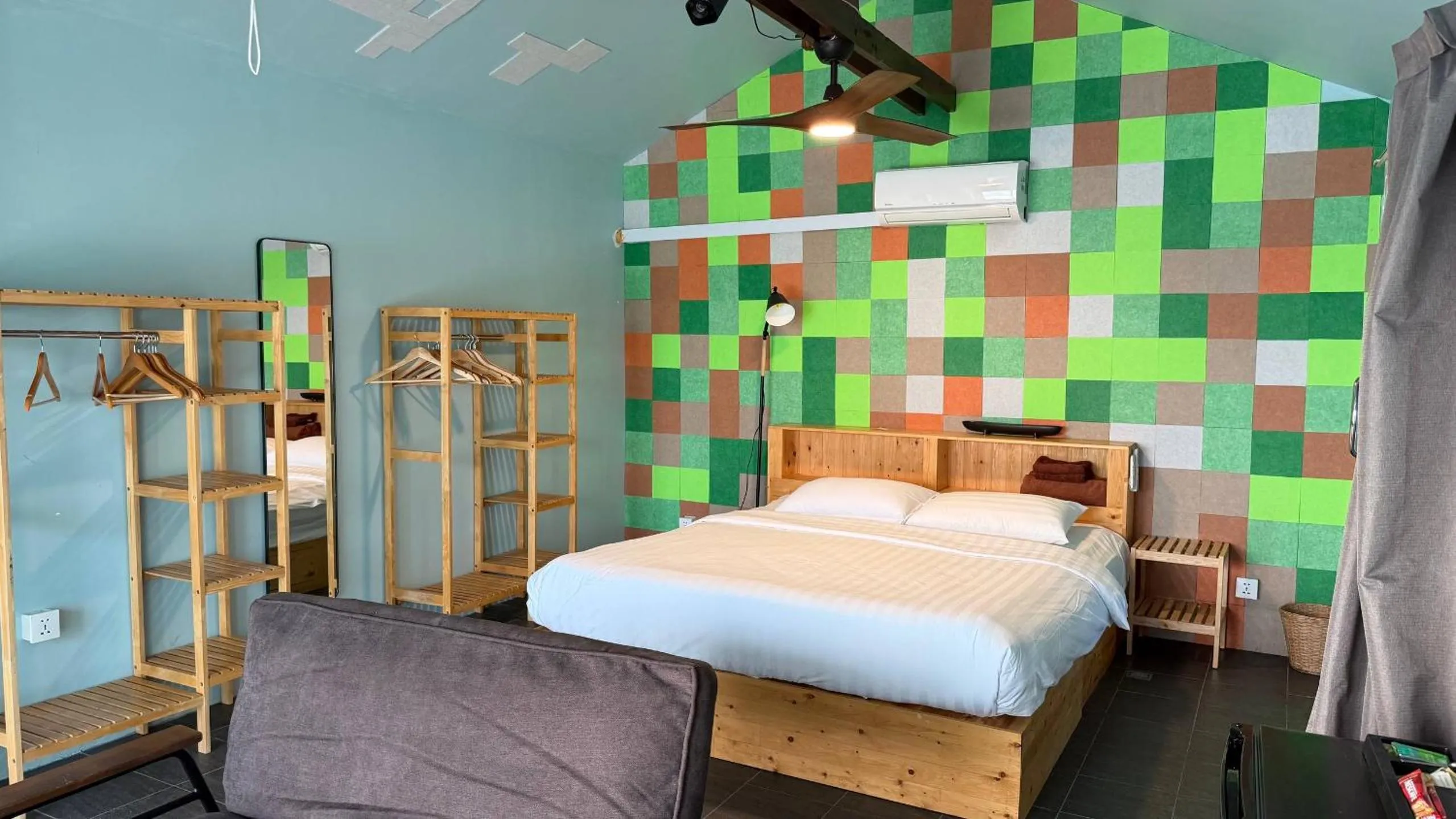 Bed in WHITE SAND ARK RESORT