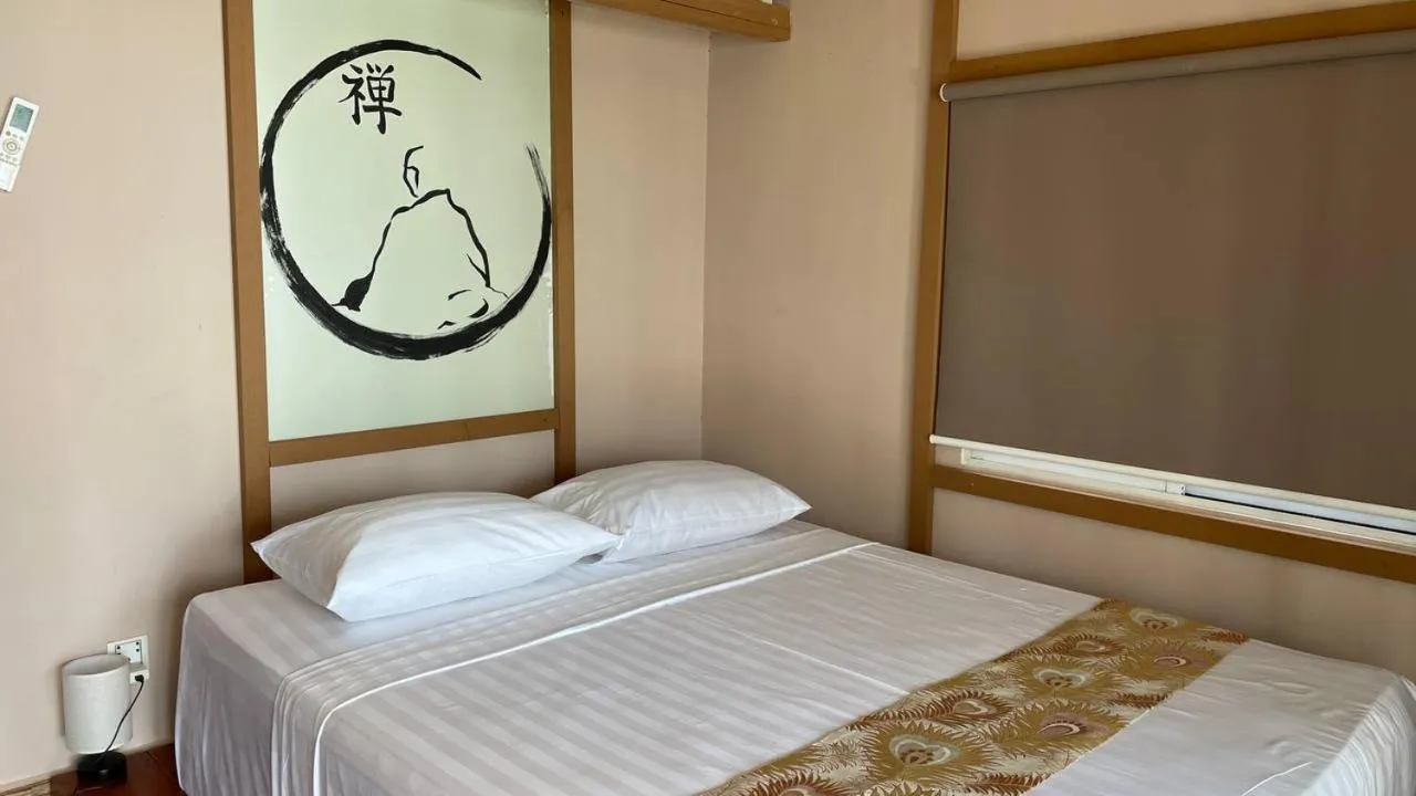 Bed in WHITE SAND ARK RESORT