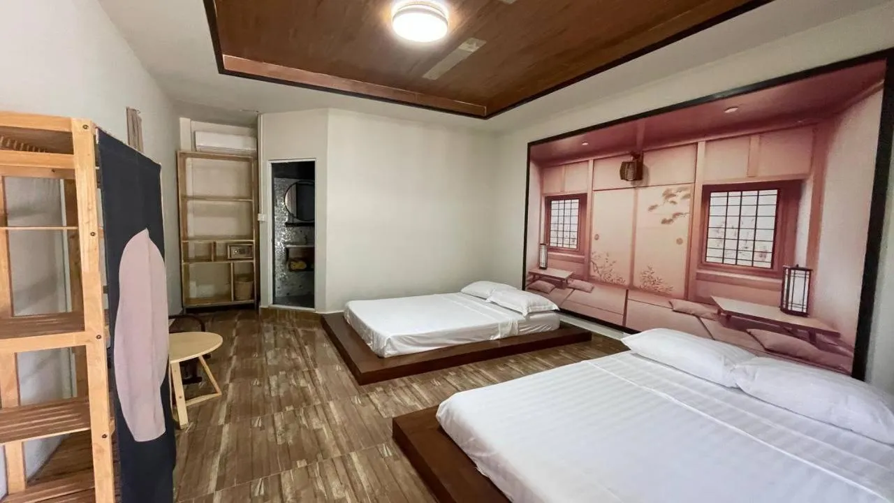 Bed in WHITE SAND ARK RESORT