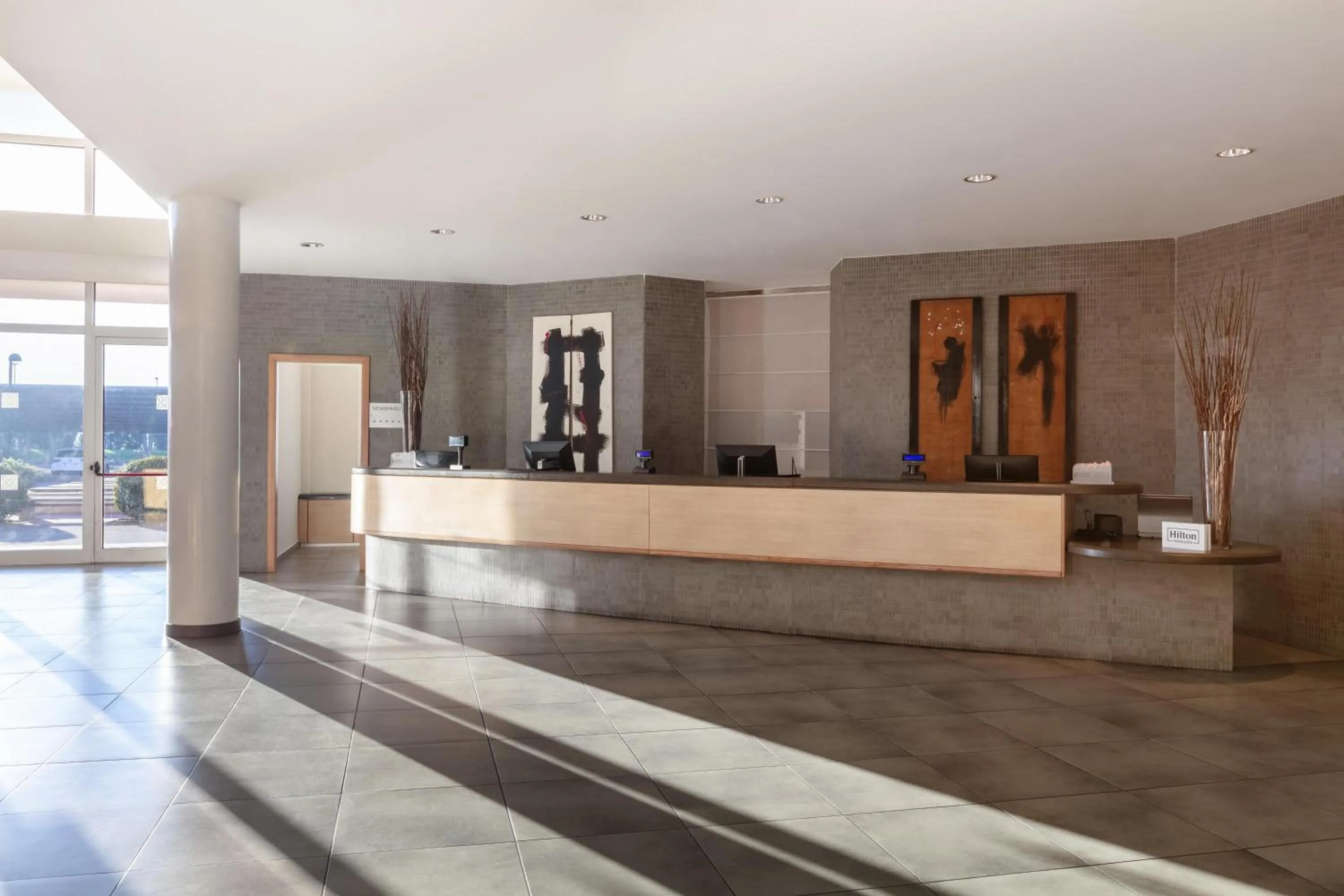 Lobby or reception in Hilton Garden Inn Rome Airport