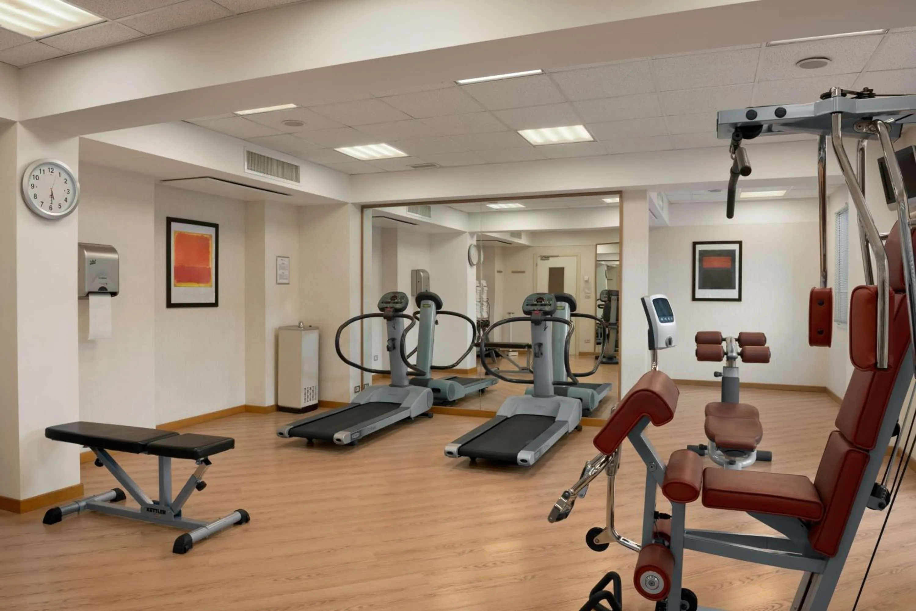 Fitness centre/facilities in Hilton Garden Inn Rome Airport