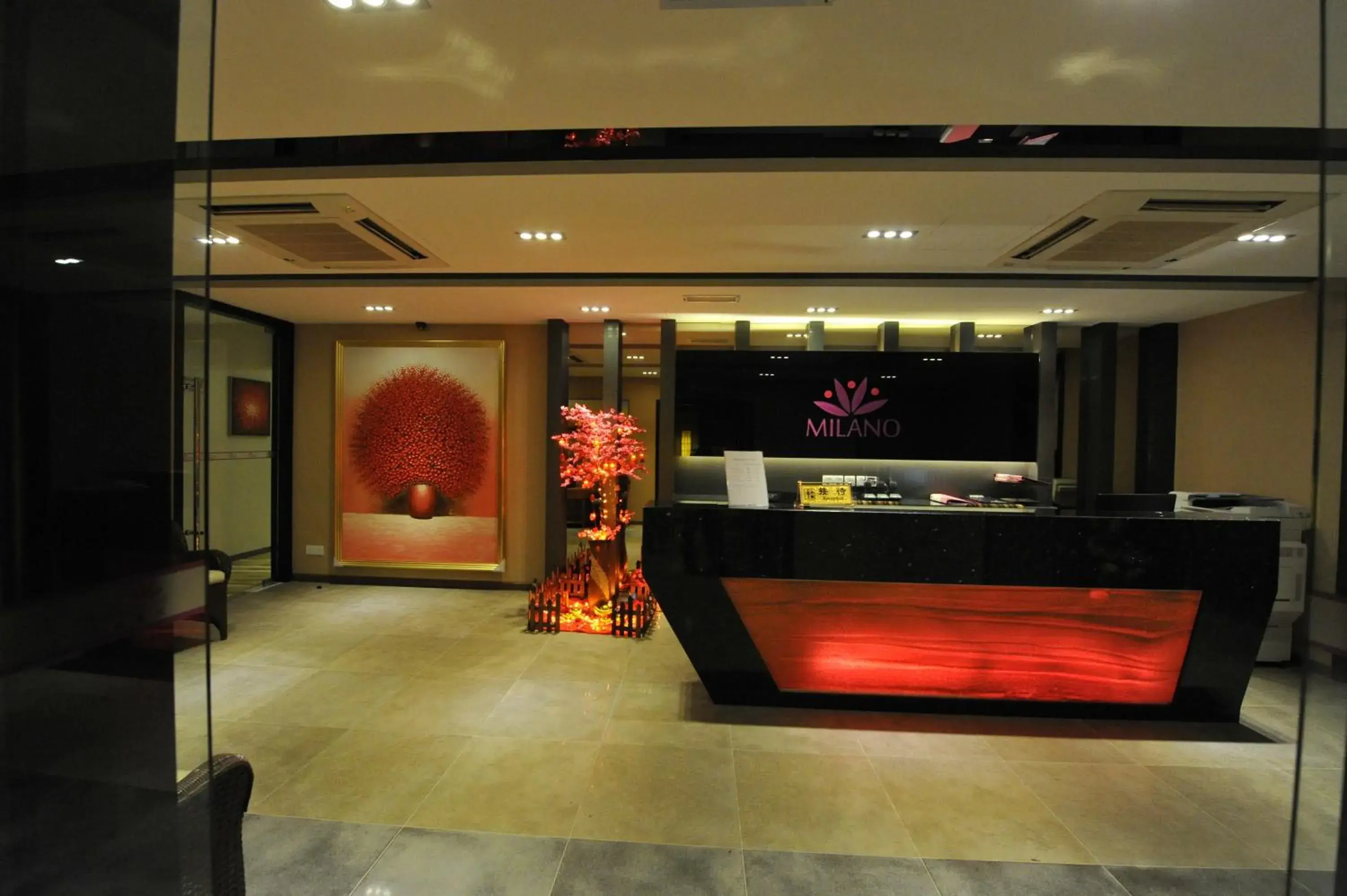 Lobby or reception in Milano Hotel Lobby or reception in Milano Hotel