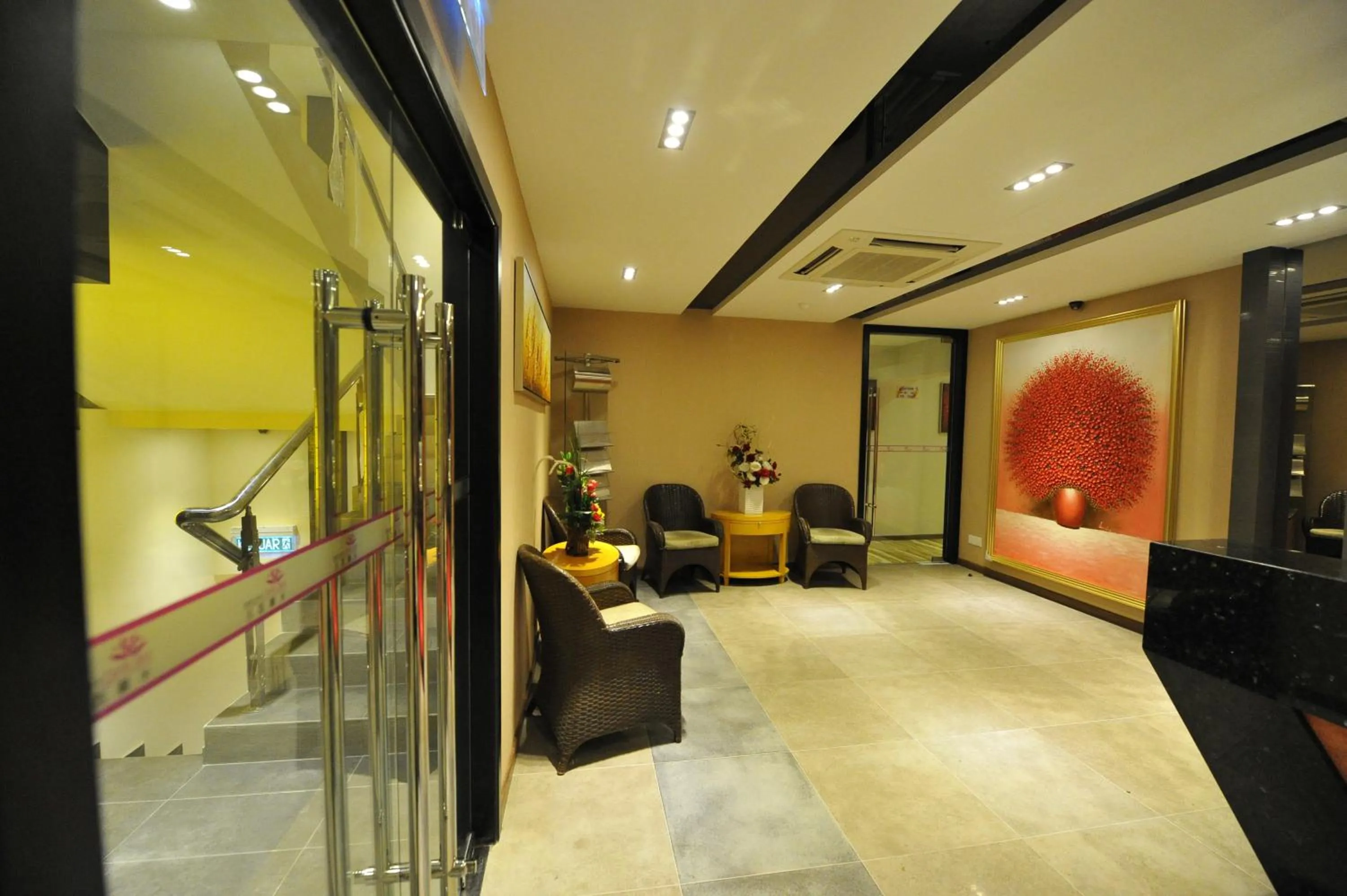 Lobby or reception in Milano Hotel