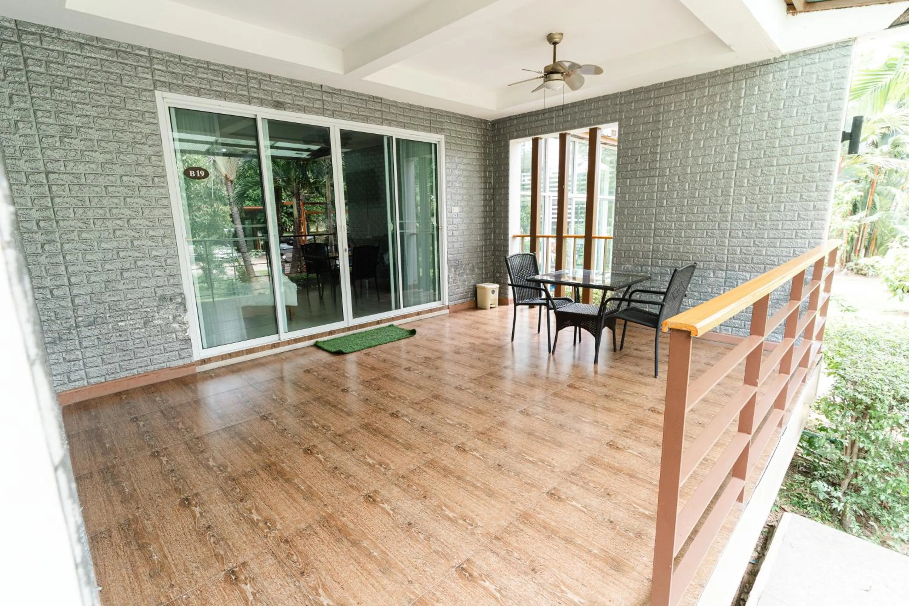 Balcony/Terrace in Baan Suan Khun Ta and Golf Resort