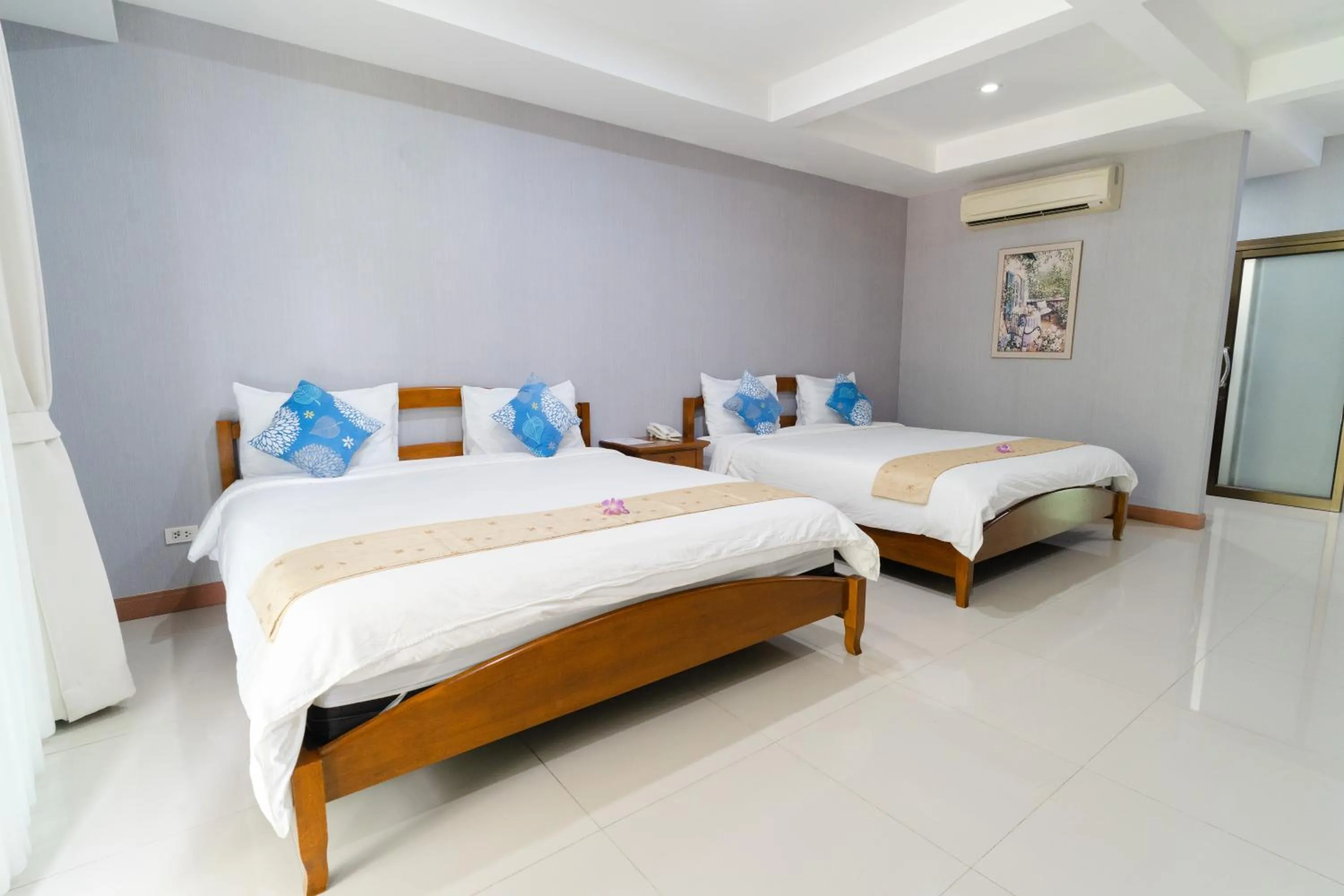 Bed in Baan Suan Khun Ta and Golf Resort