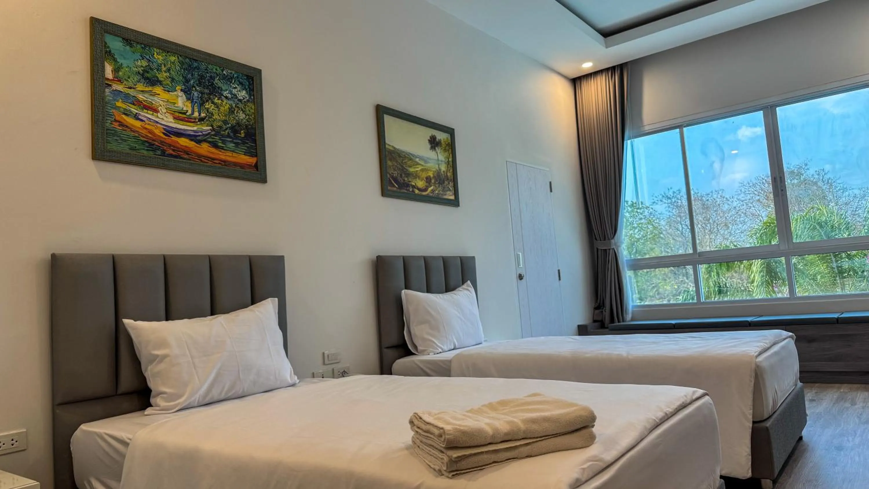 Bed in Baan Suan Khun Ta and Golf Resort