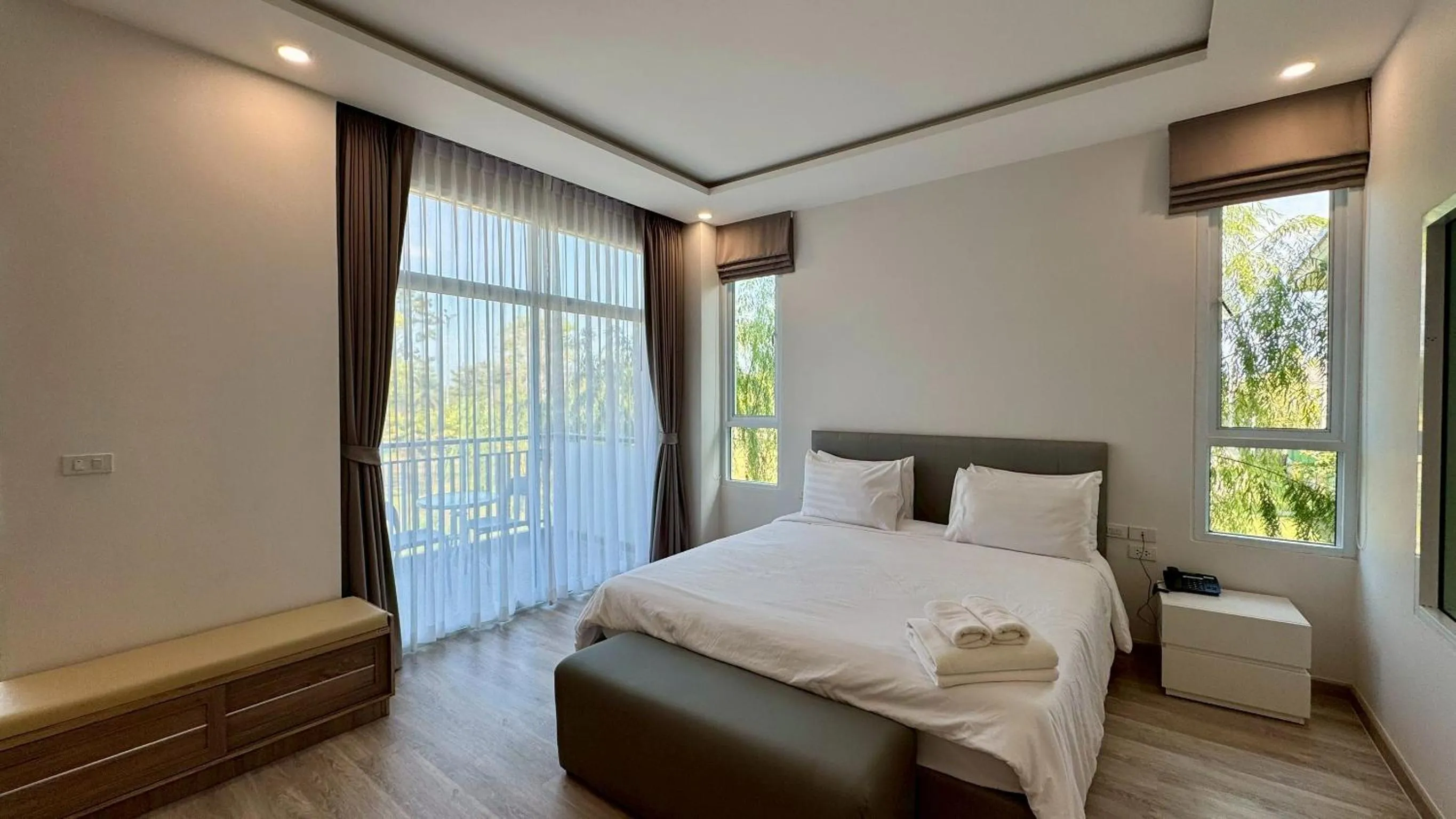 Bedroom, Bed in Baan Suan Khun Ta and Golf Resort