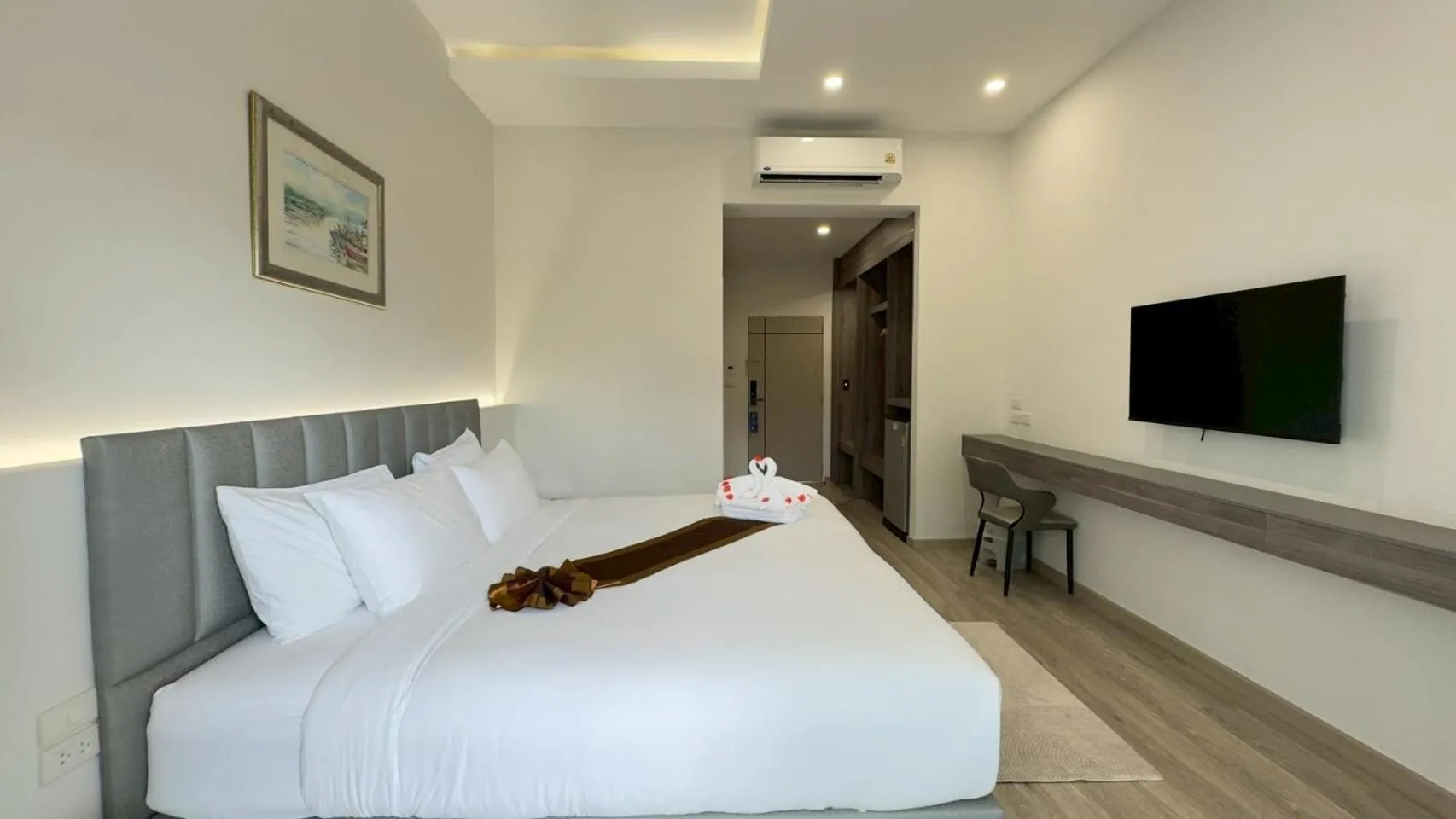 Bed in Baan Suan Khun Ta and Golf Resort