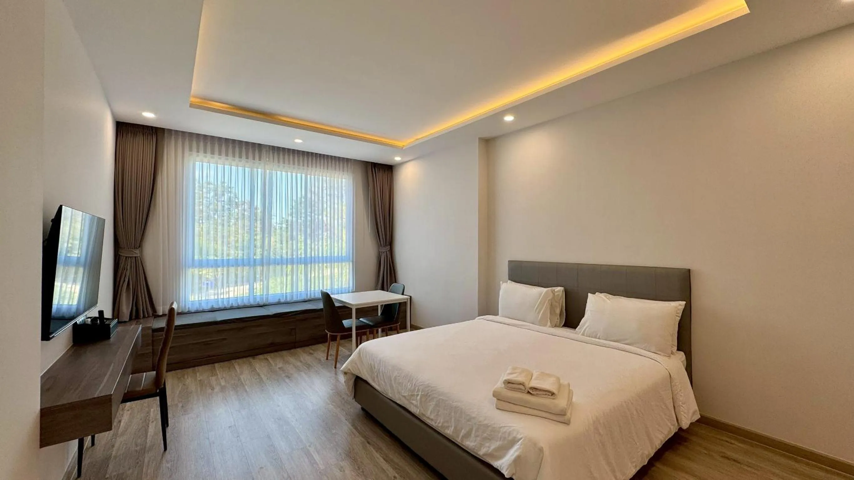 Bed in Baan Suan Khun Ta and Golf Resort