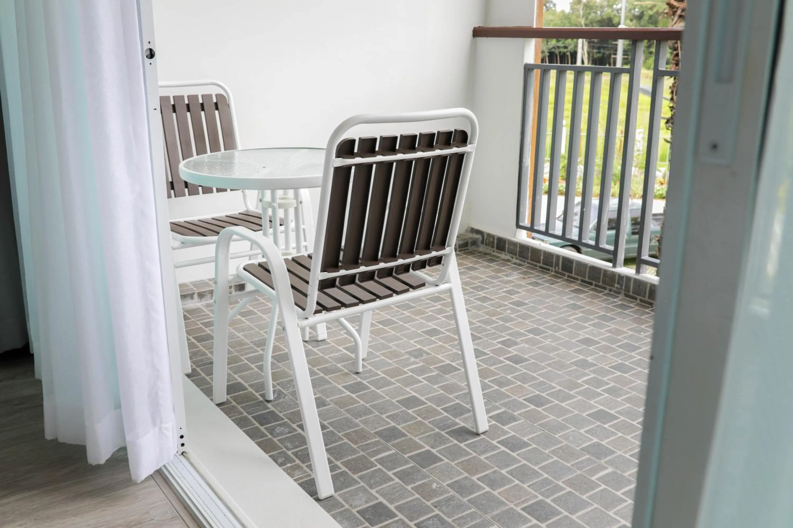 Balcony/Terrace in Baan Suan Khun Ta and Golf Resort