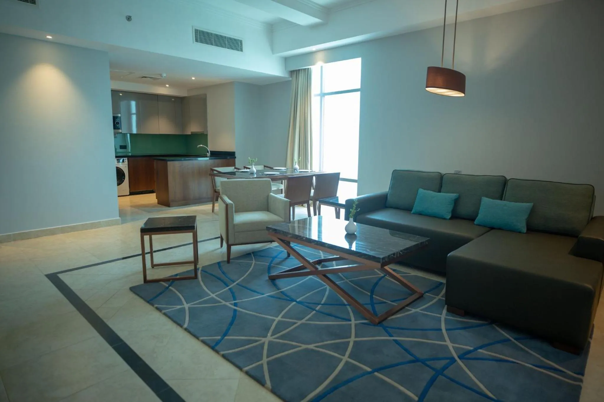 Living room in The Seven Hotel