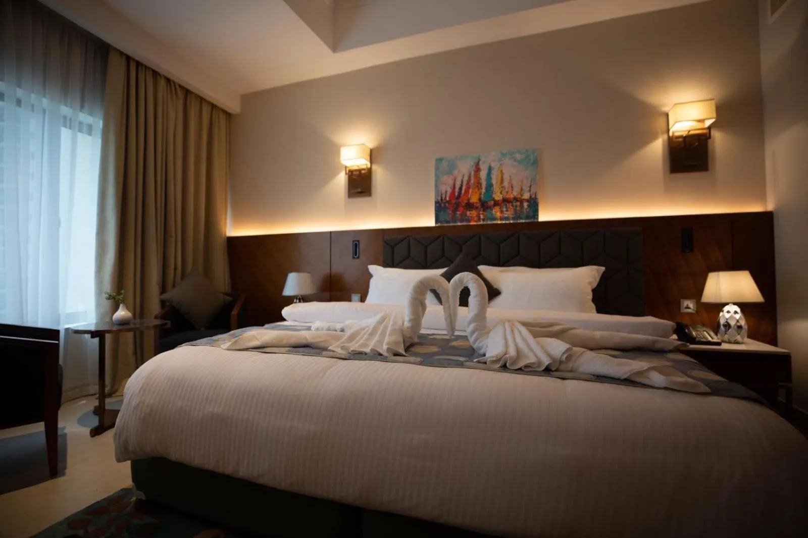 Bed in The Seven Hotel