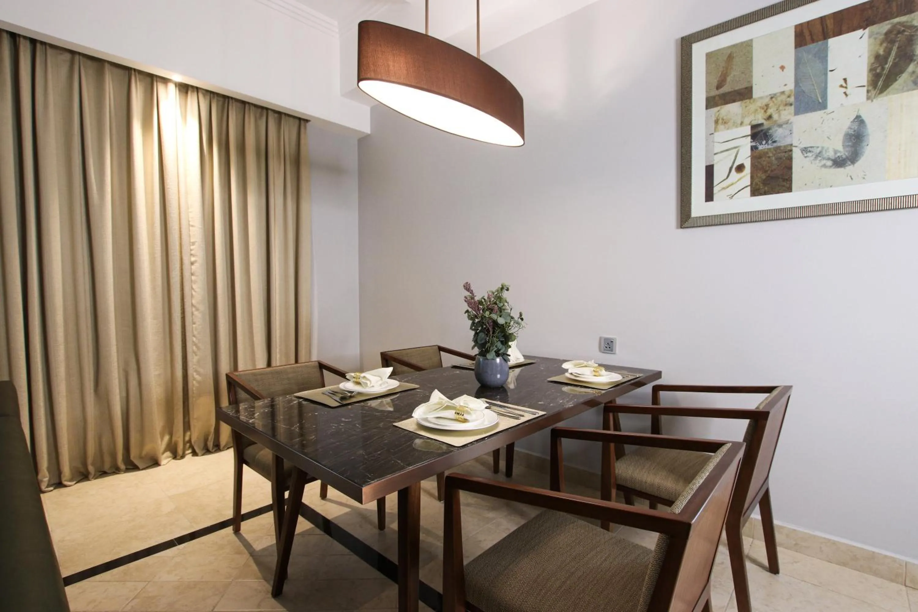 Dining area in The Seven Hotel