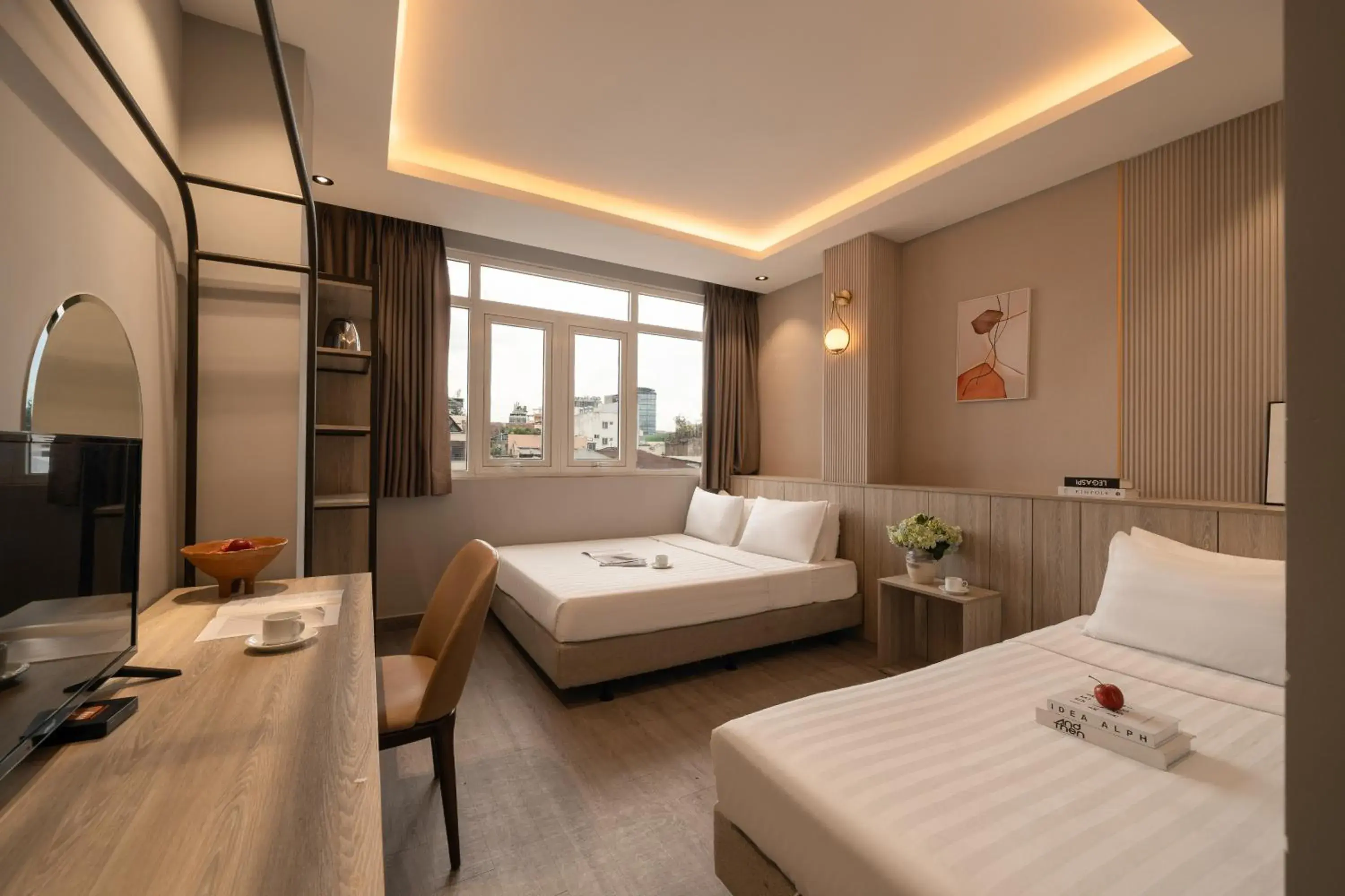 Triple Room with City View in The Cozy Inn Hotel Ho Chi Minh Triple Room with City View in The Cozy Inn Hotel Ho Chi Minh