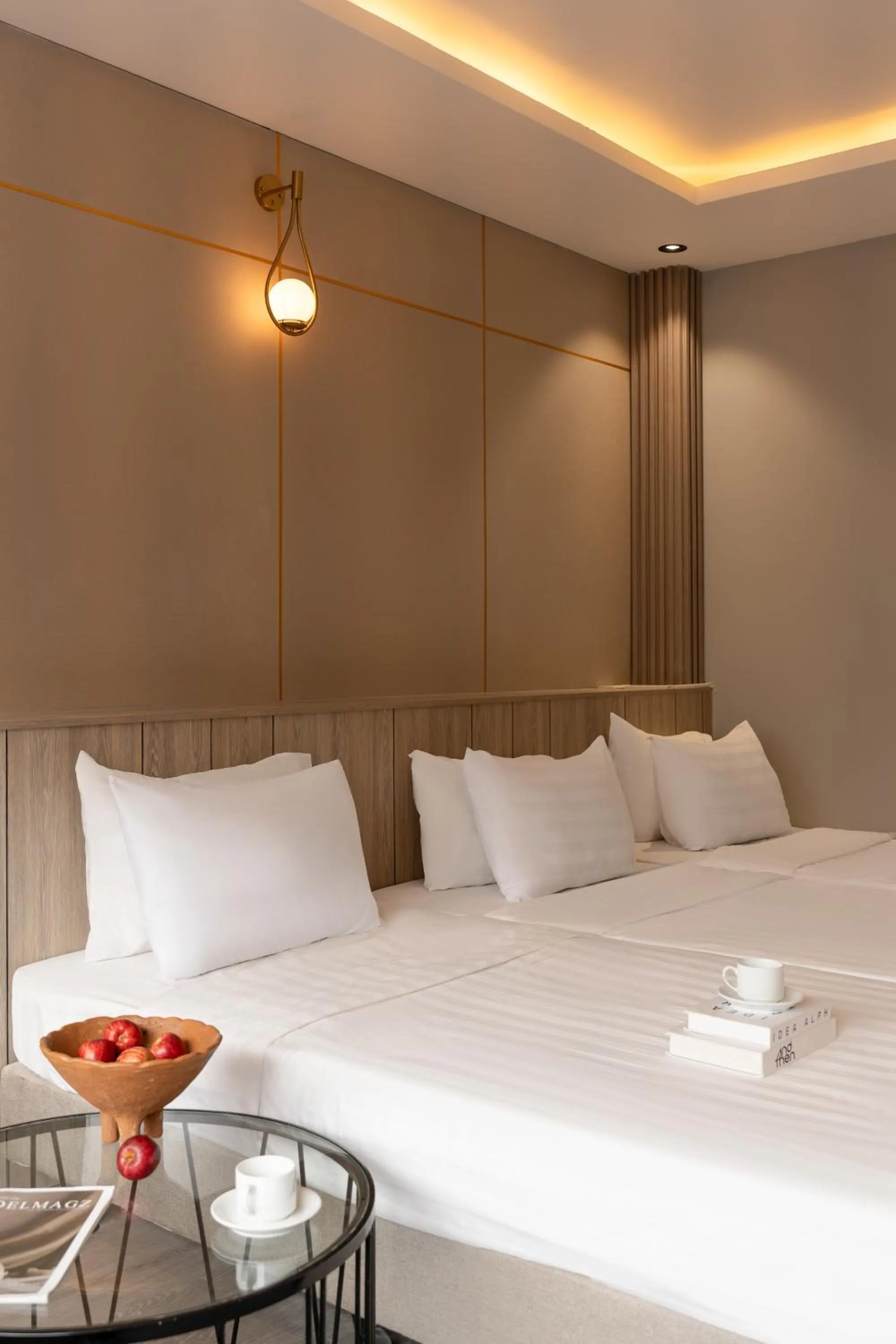 Bed in The Cozy Inn Hotel Ho Chi Minh